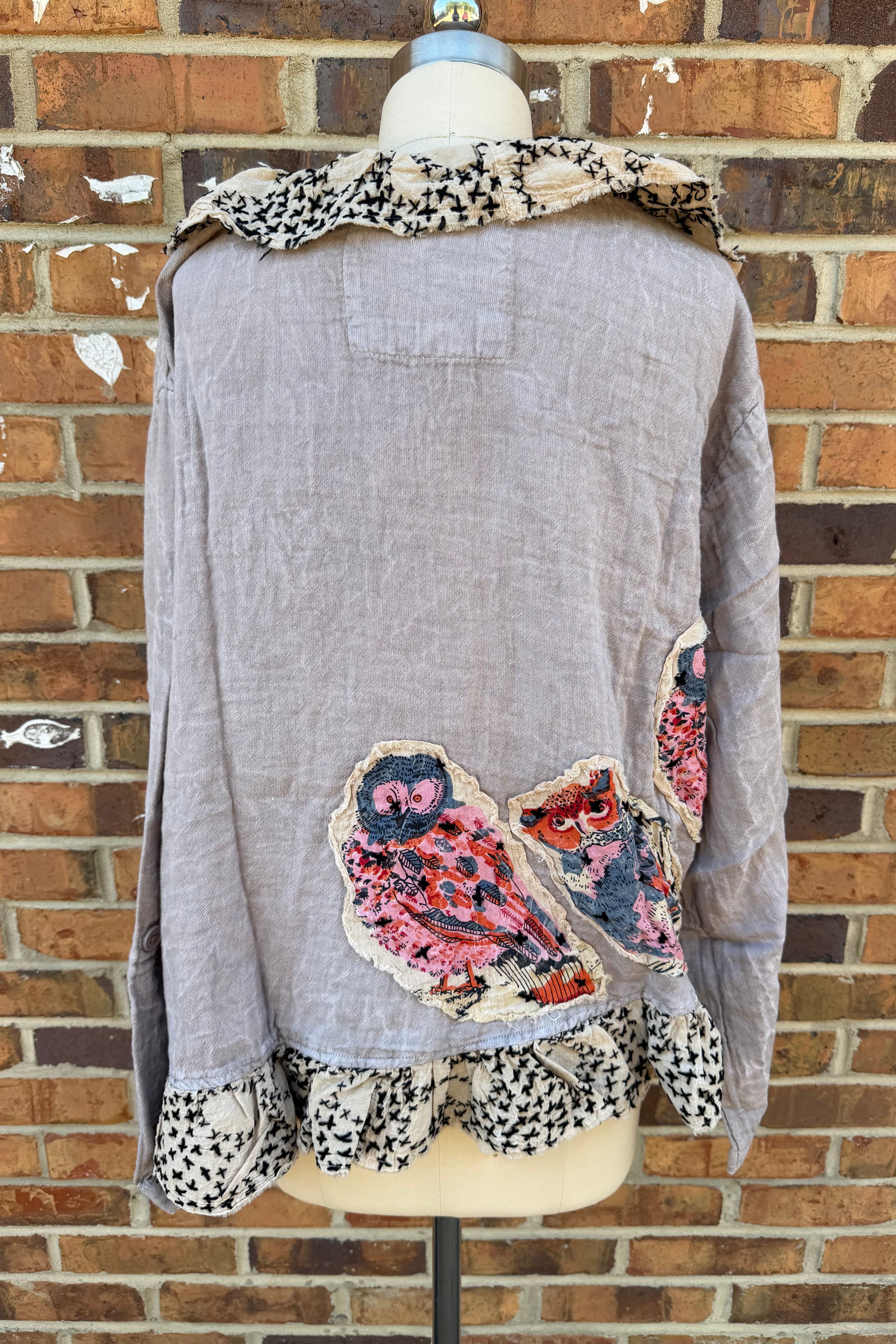 Owl Stitched Up Jacket