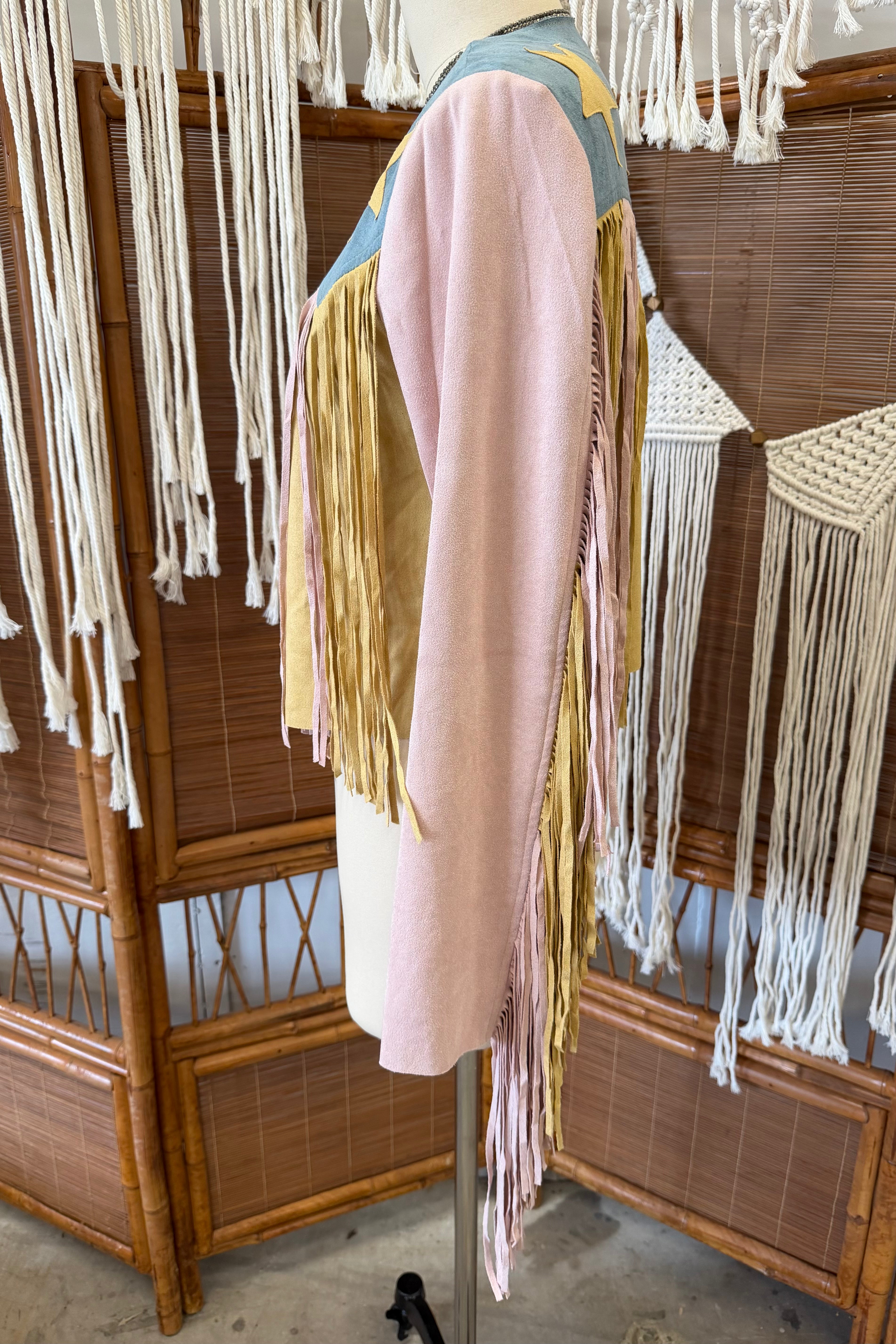 Fun & Funky Cropped Cowgirl Jacket w/Fringe