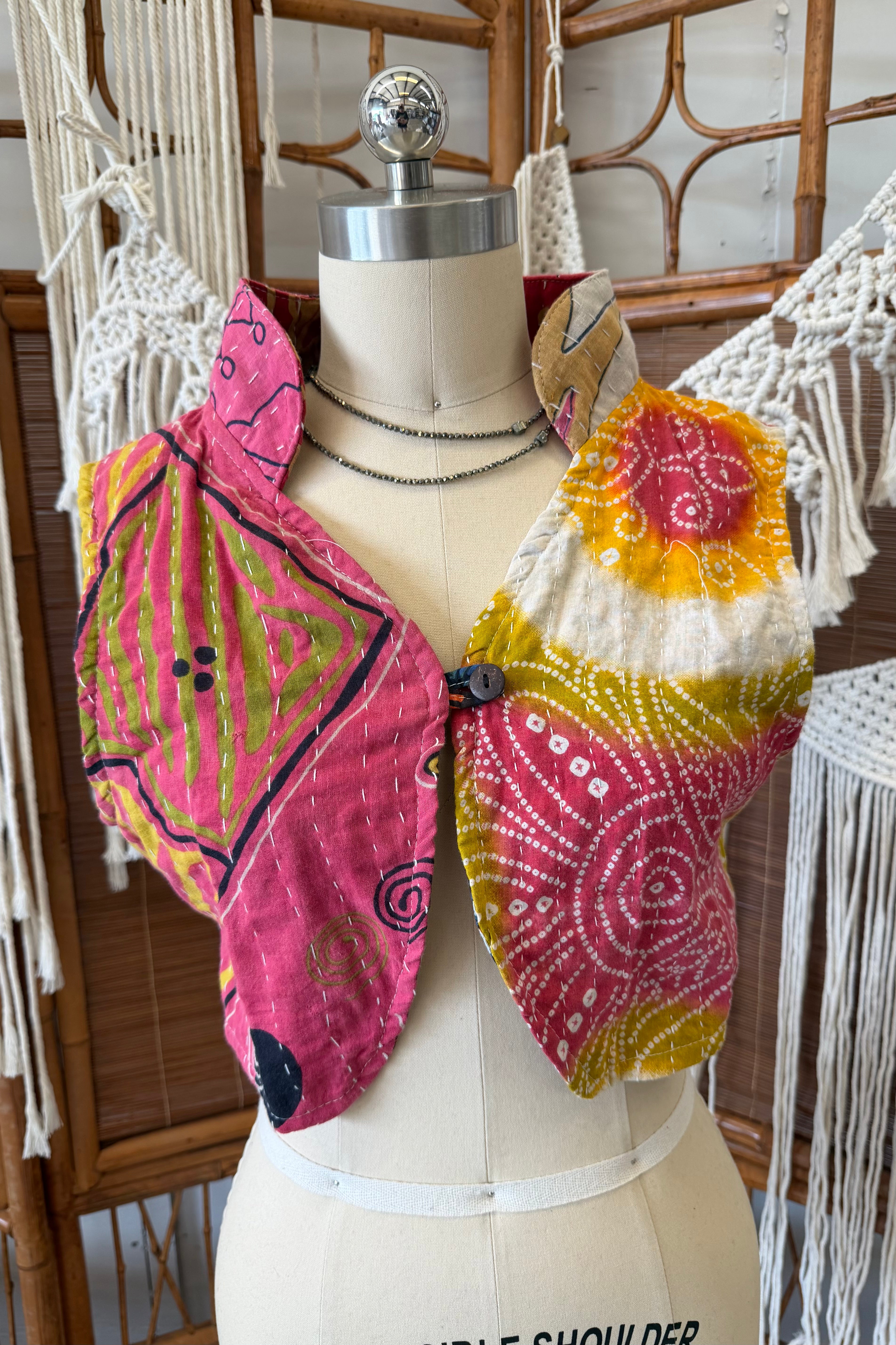 Kantha Vest