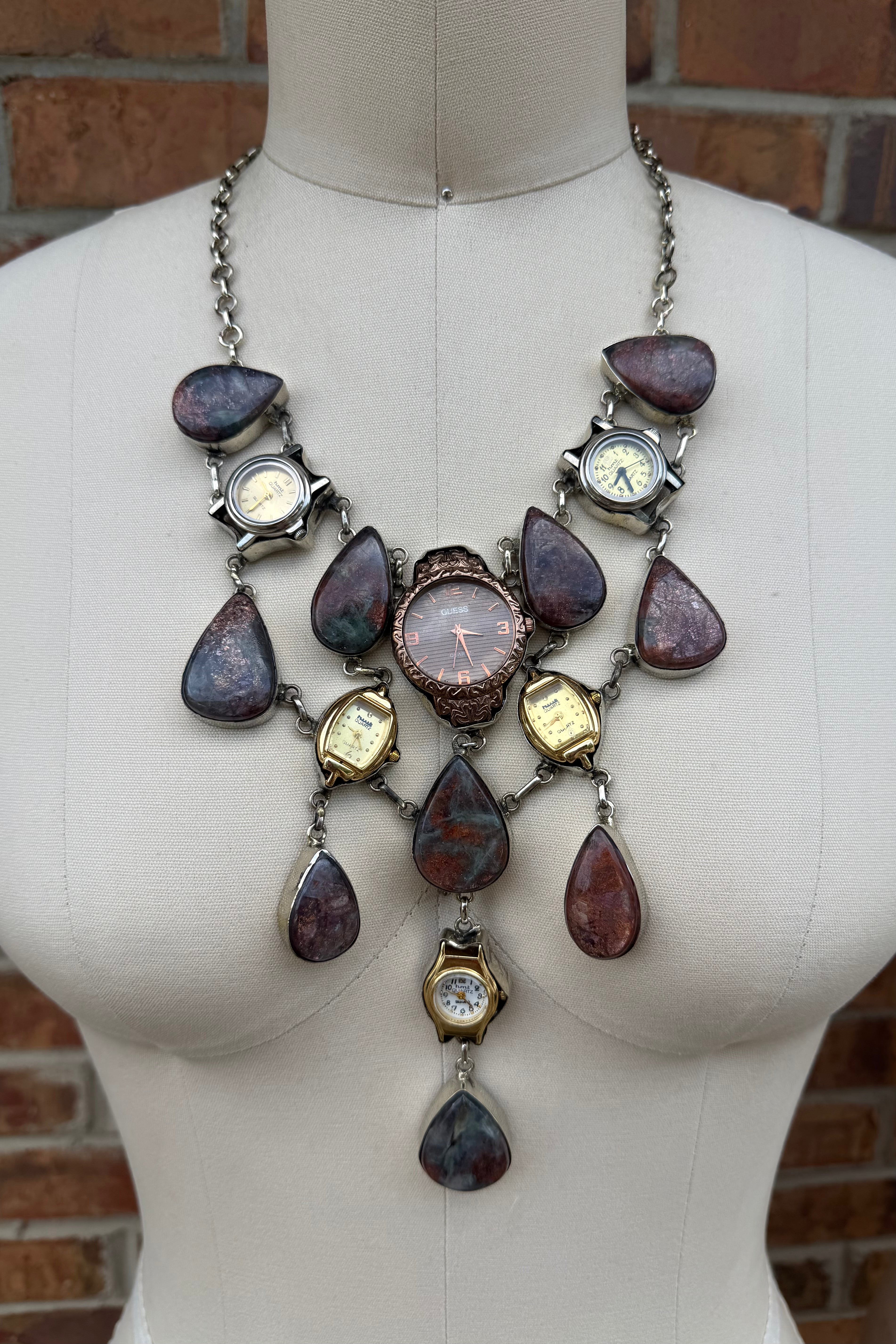 Half Passed Time Necklace