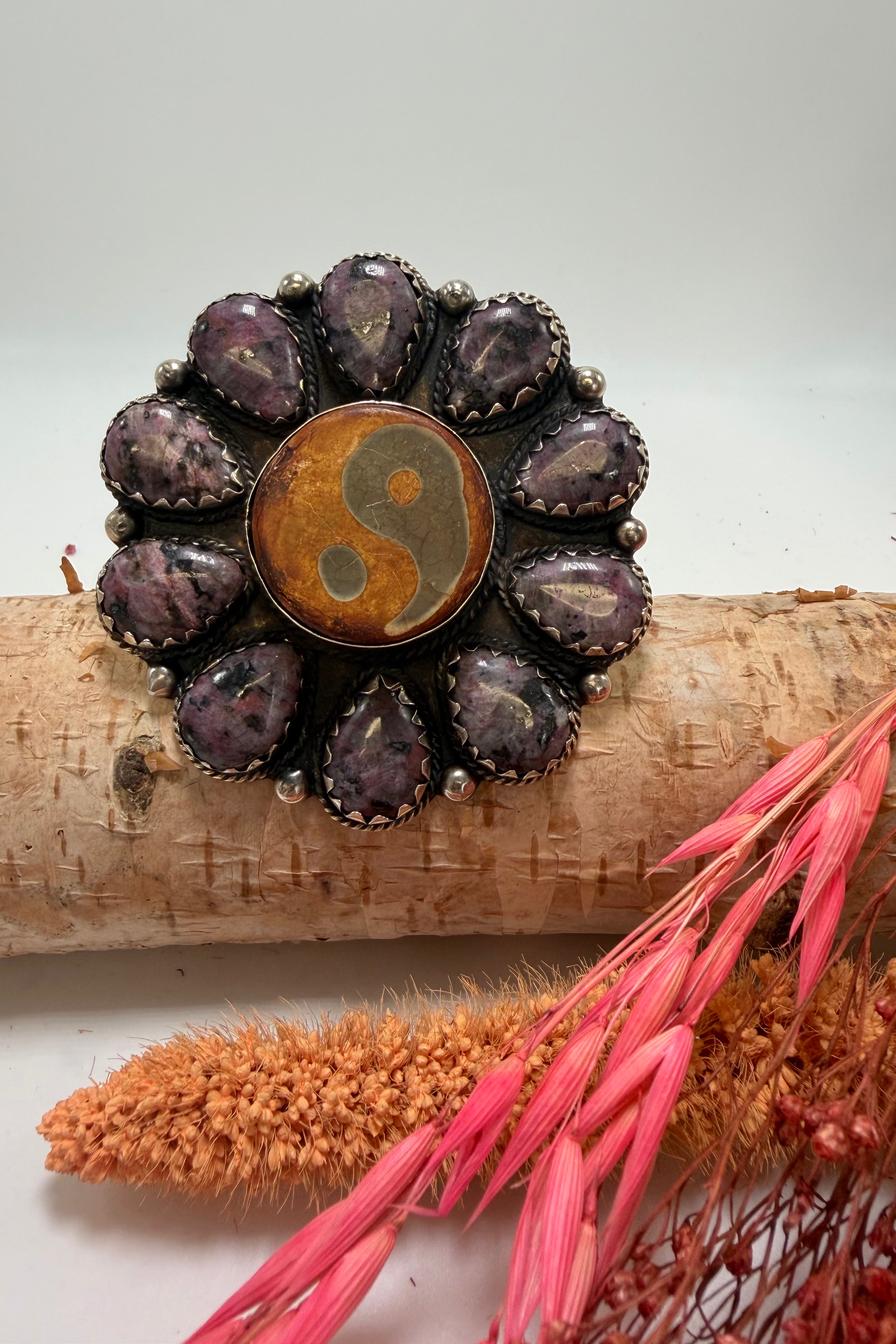 Yin Yang in Purple