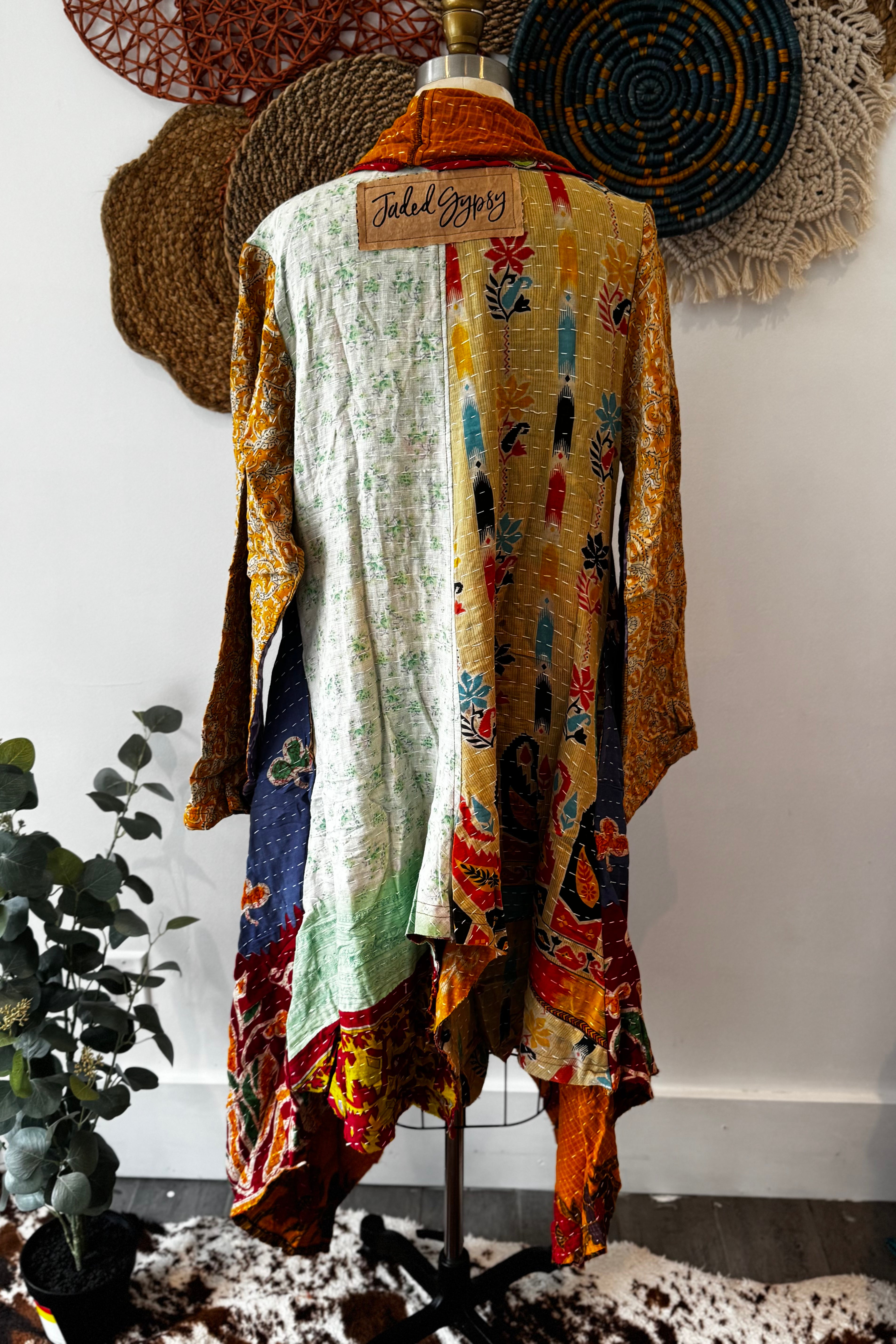 Kantha Sunrise Duster Combo I