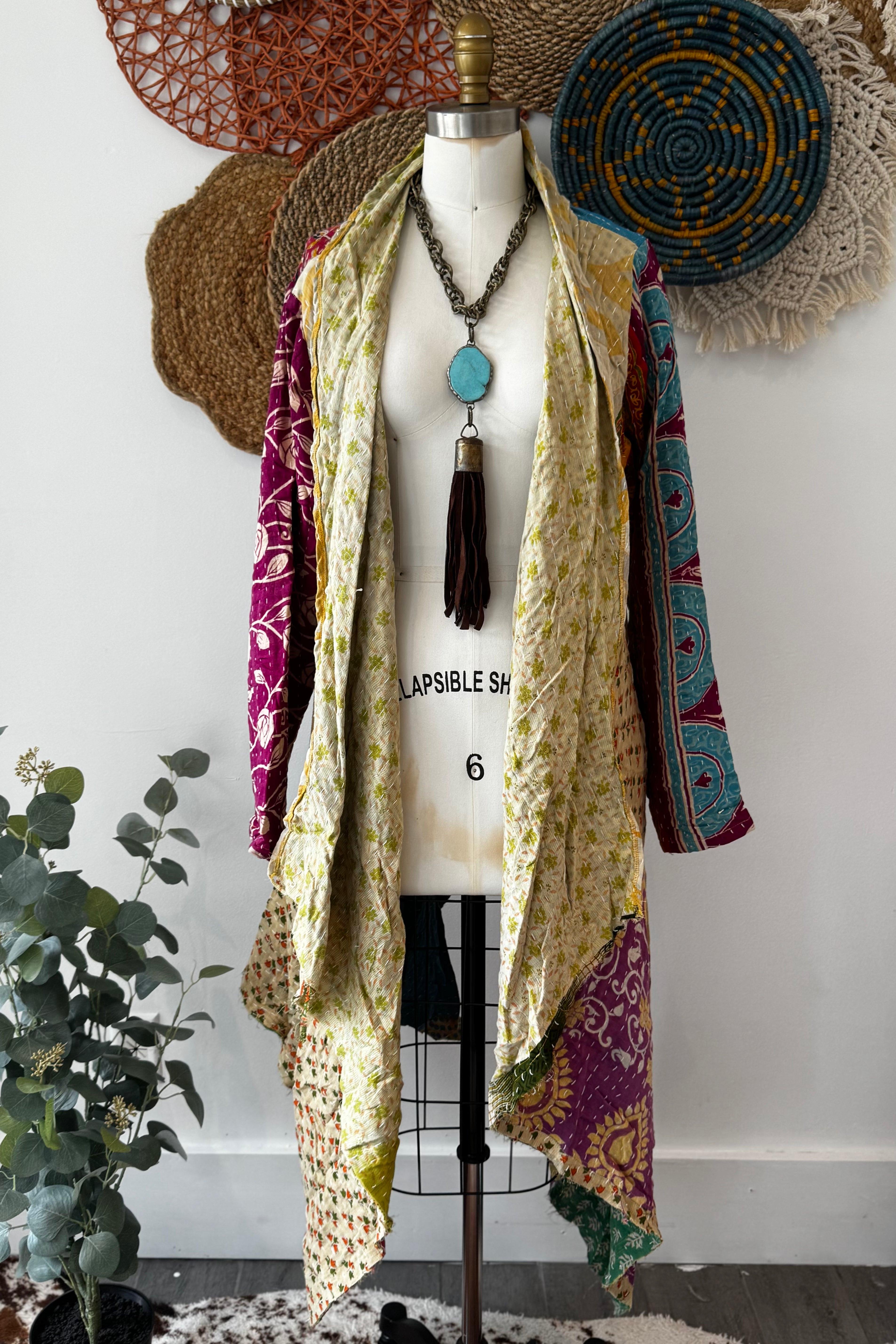 Kantha Sunrise Duster Combo C