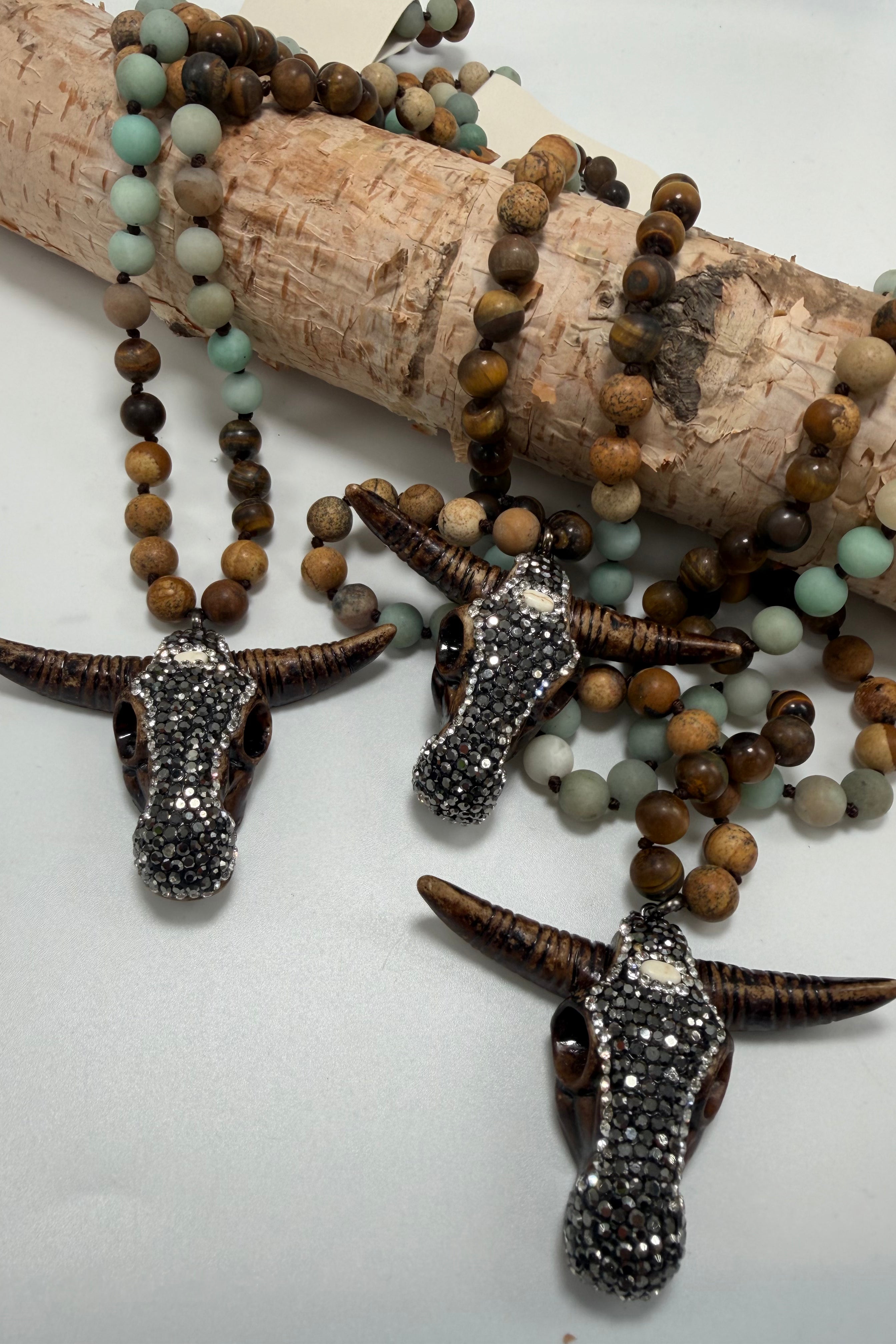 Blinged Out Steer Becklace