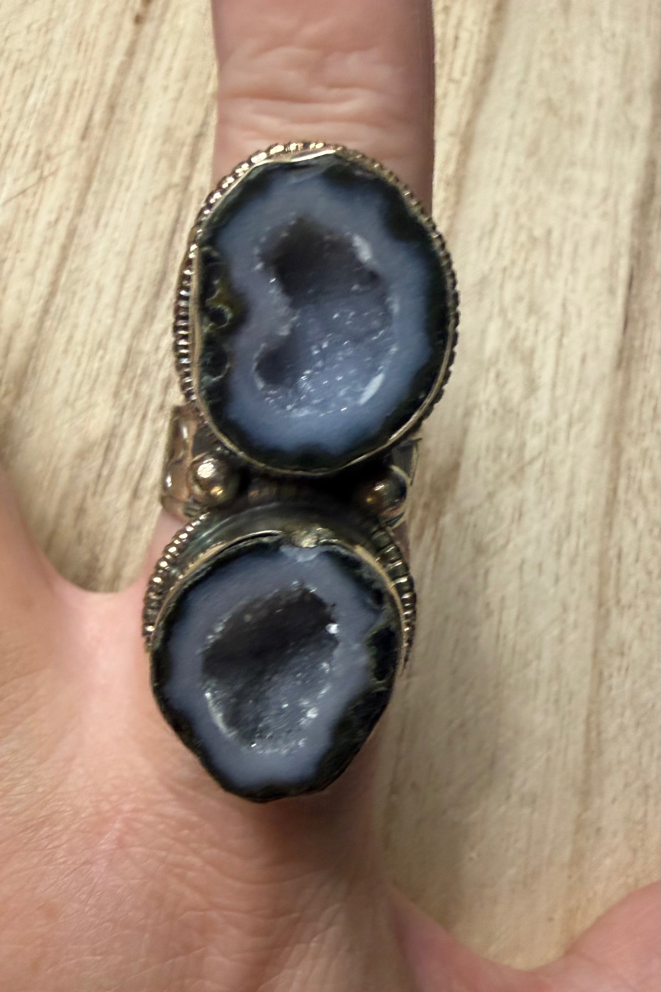 Open Geode Ring