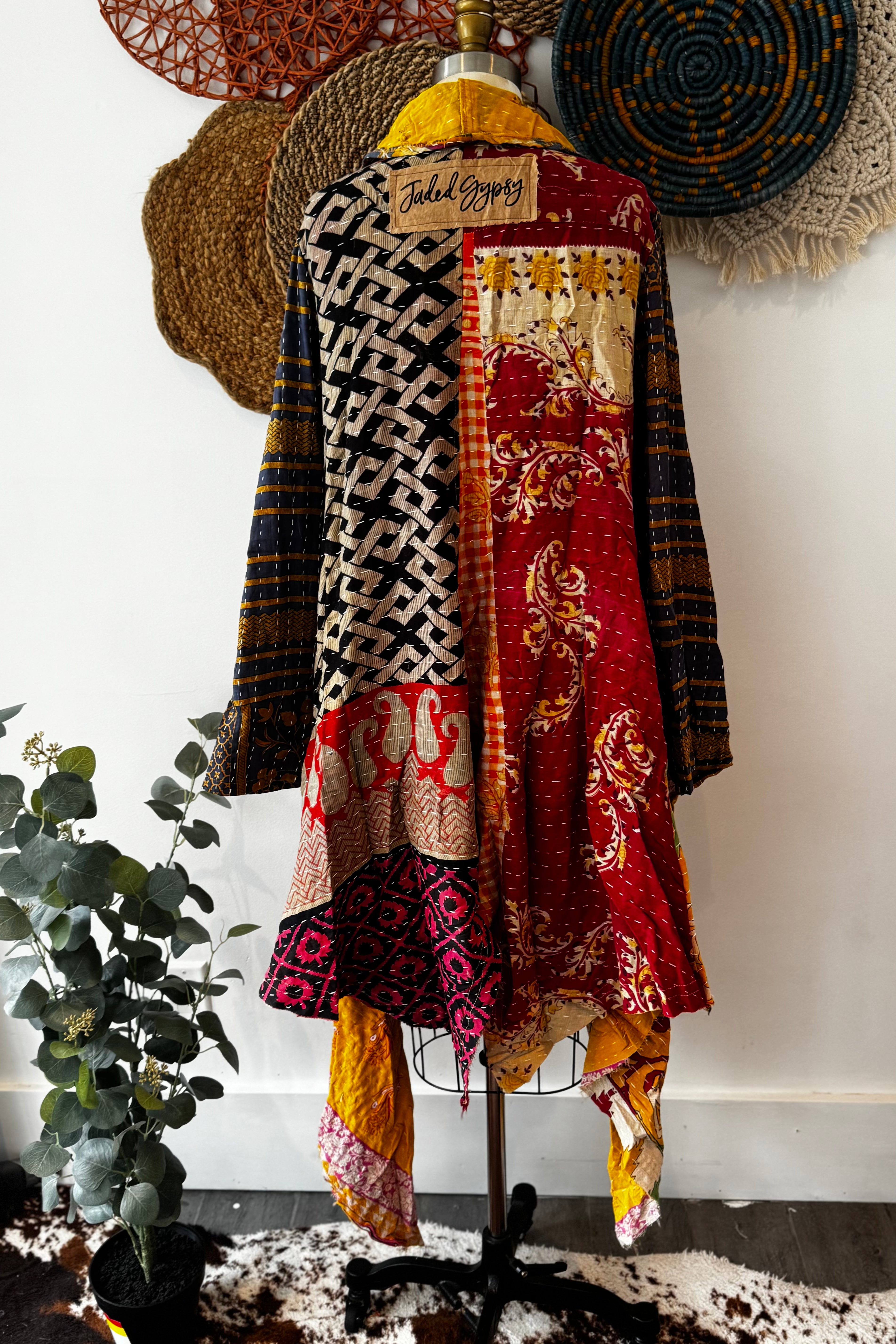 Kantha Sunrise Duster Combo F