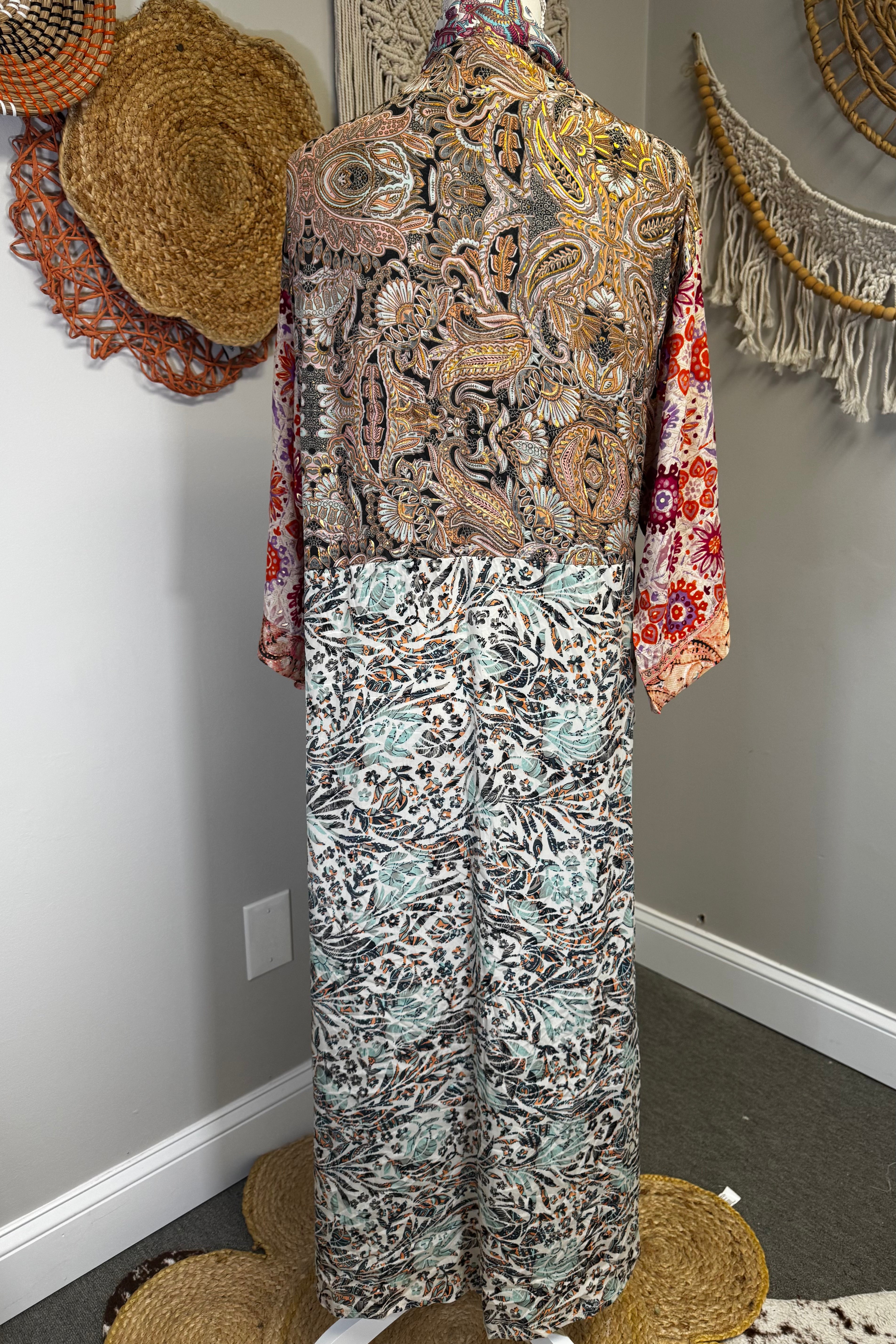 Poly Silk Kimono Combo K