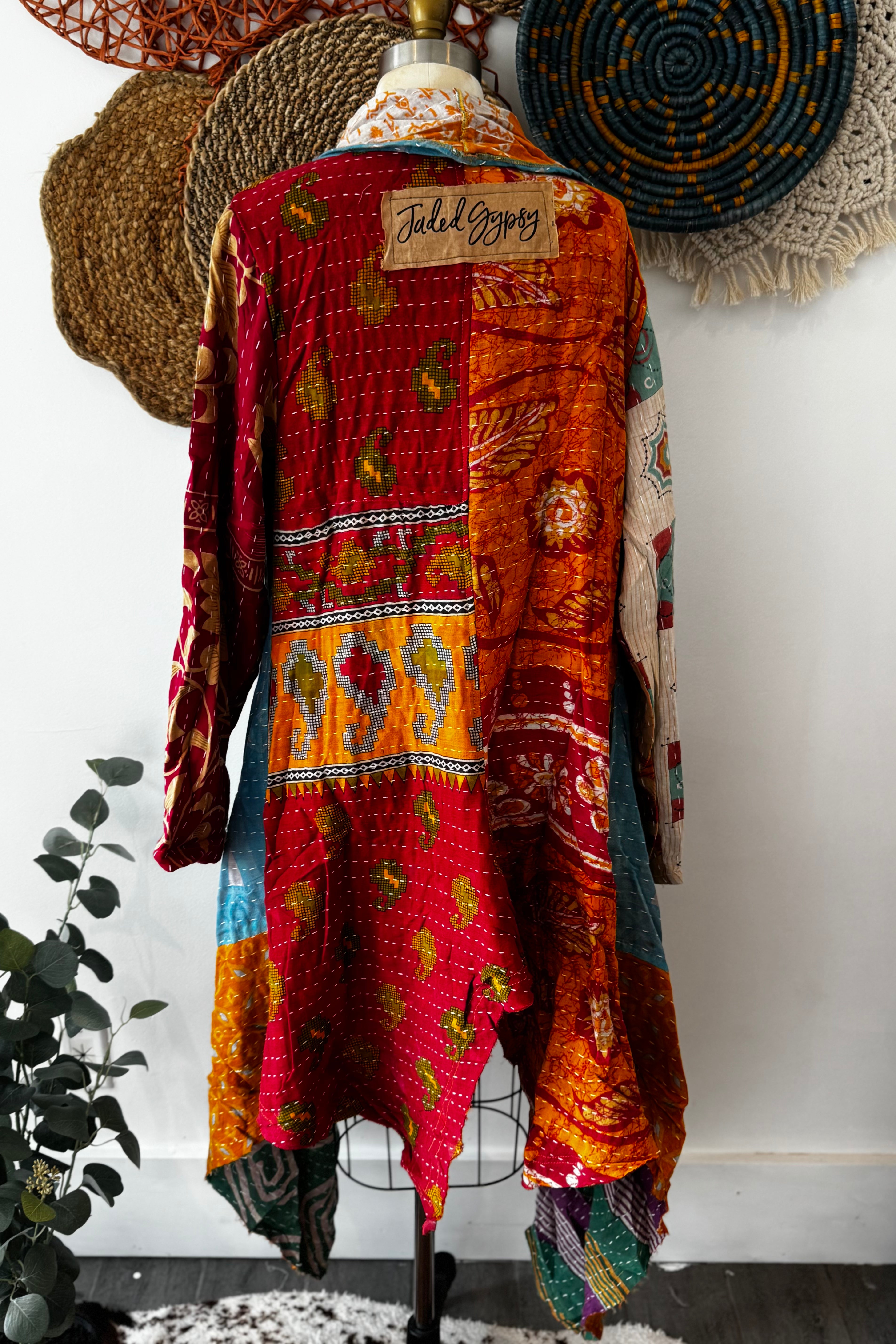 Kantha Sunrise Duster Combo D