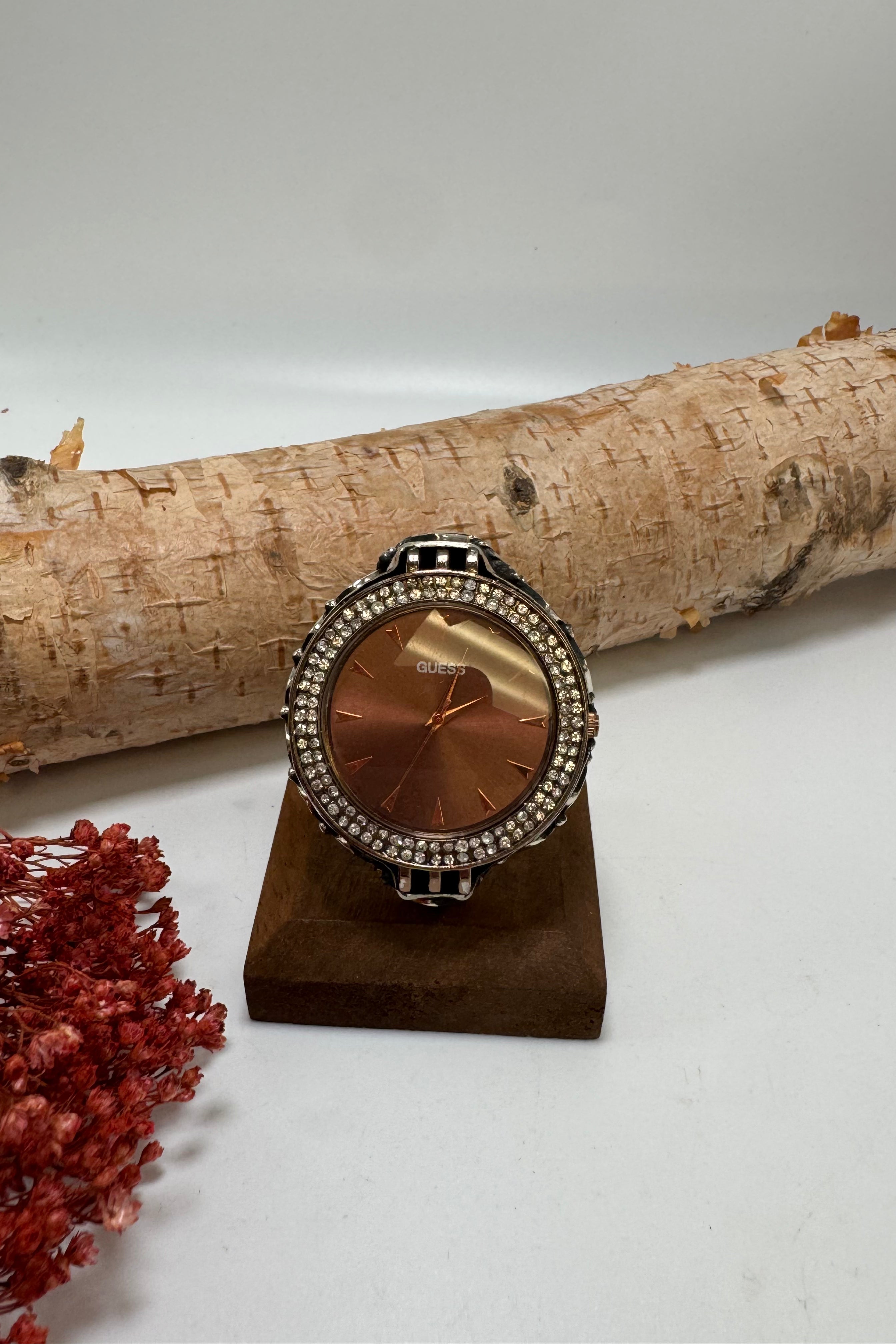 Sparkling Time Watch Ring