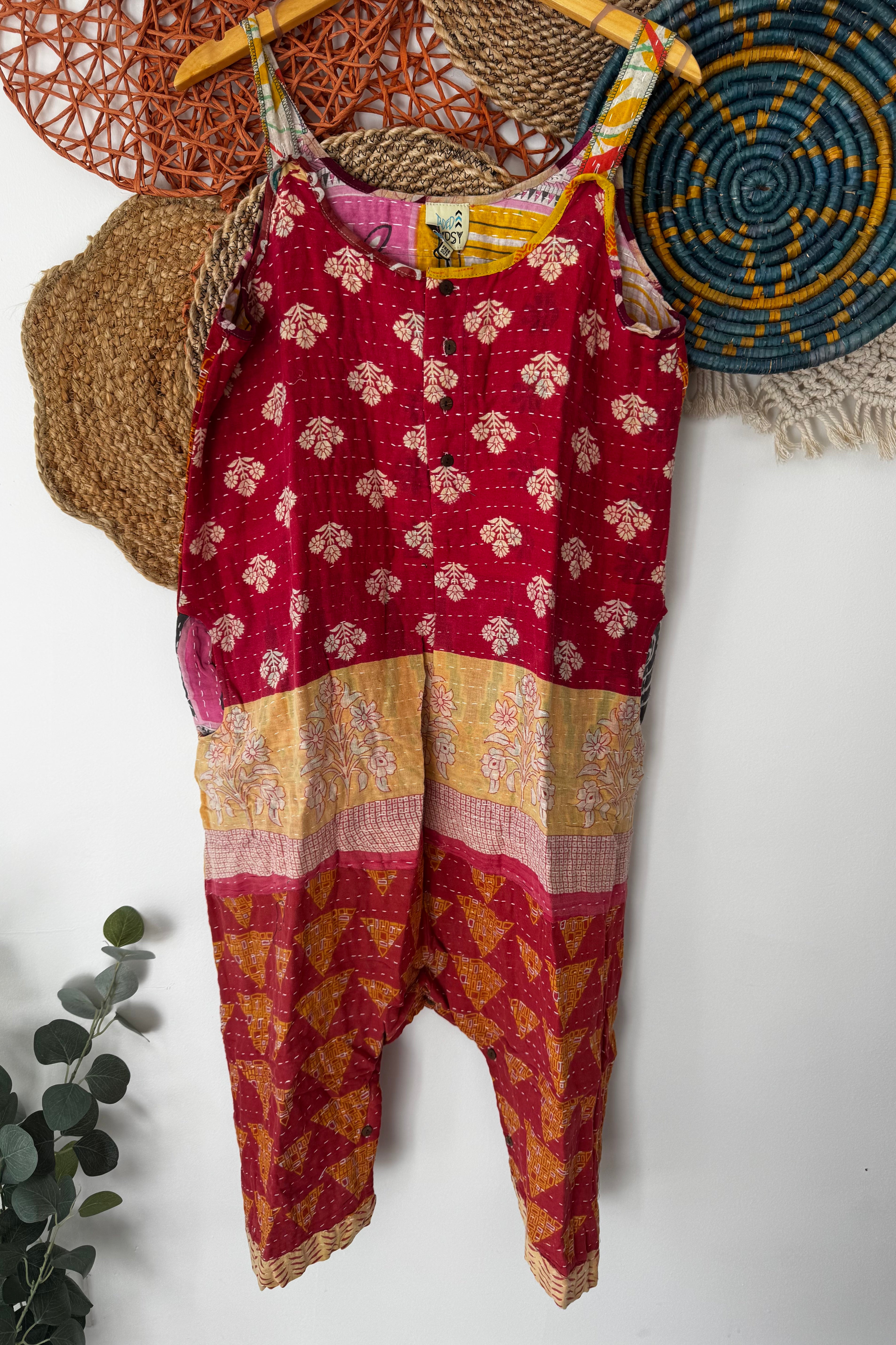 Kantha Sunrise Romper Combo G