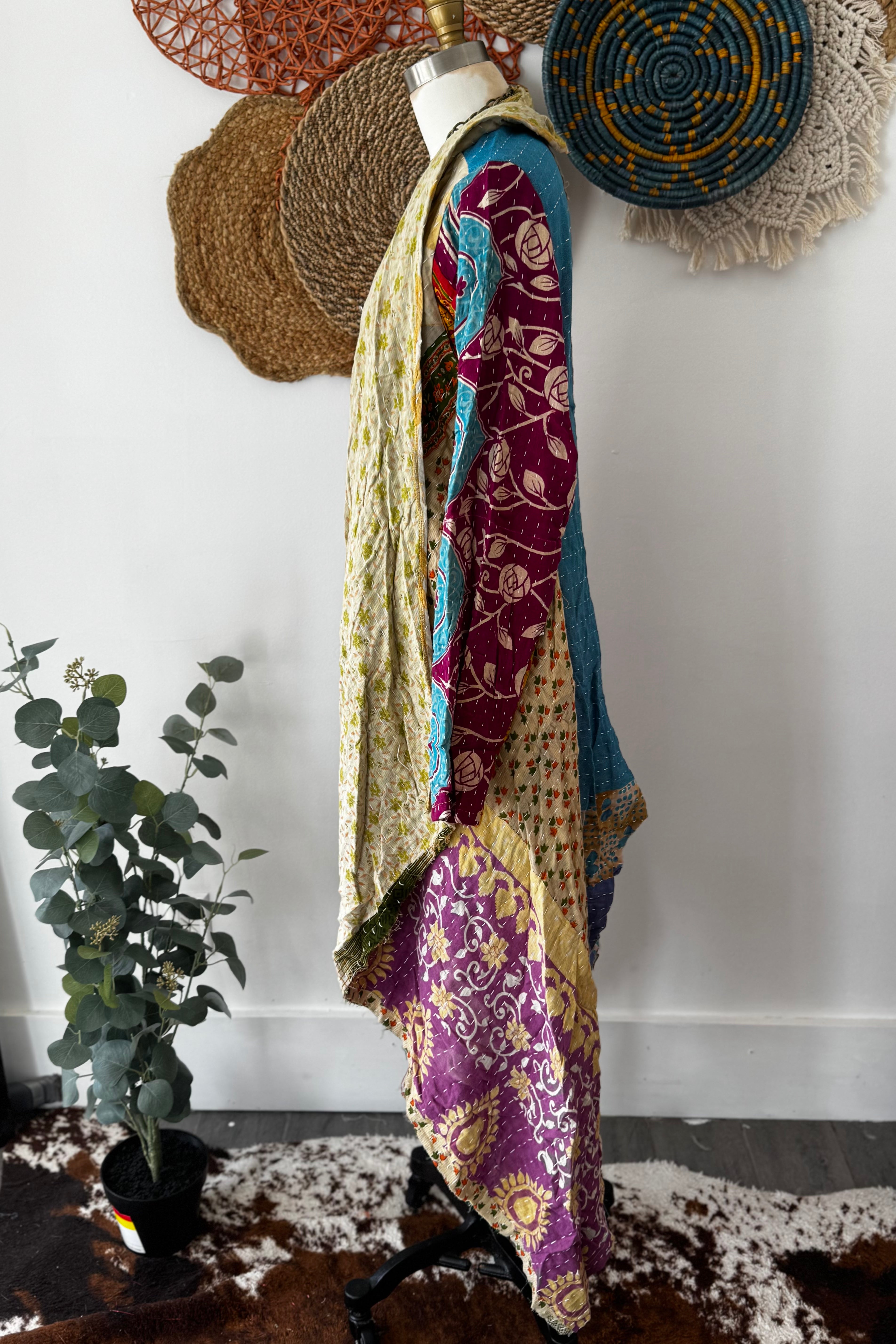 Kantha Sunrise Duster Combo C