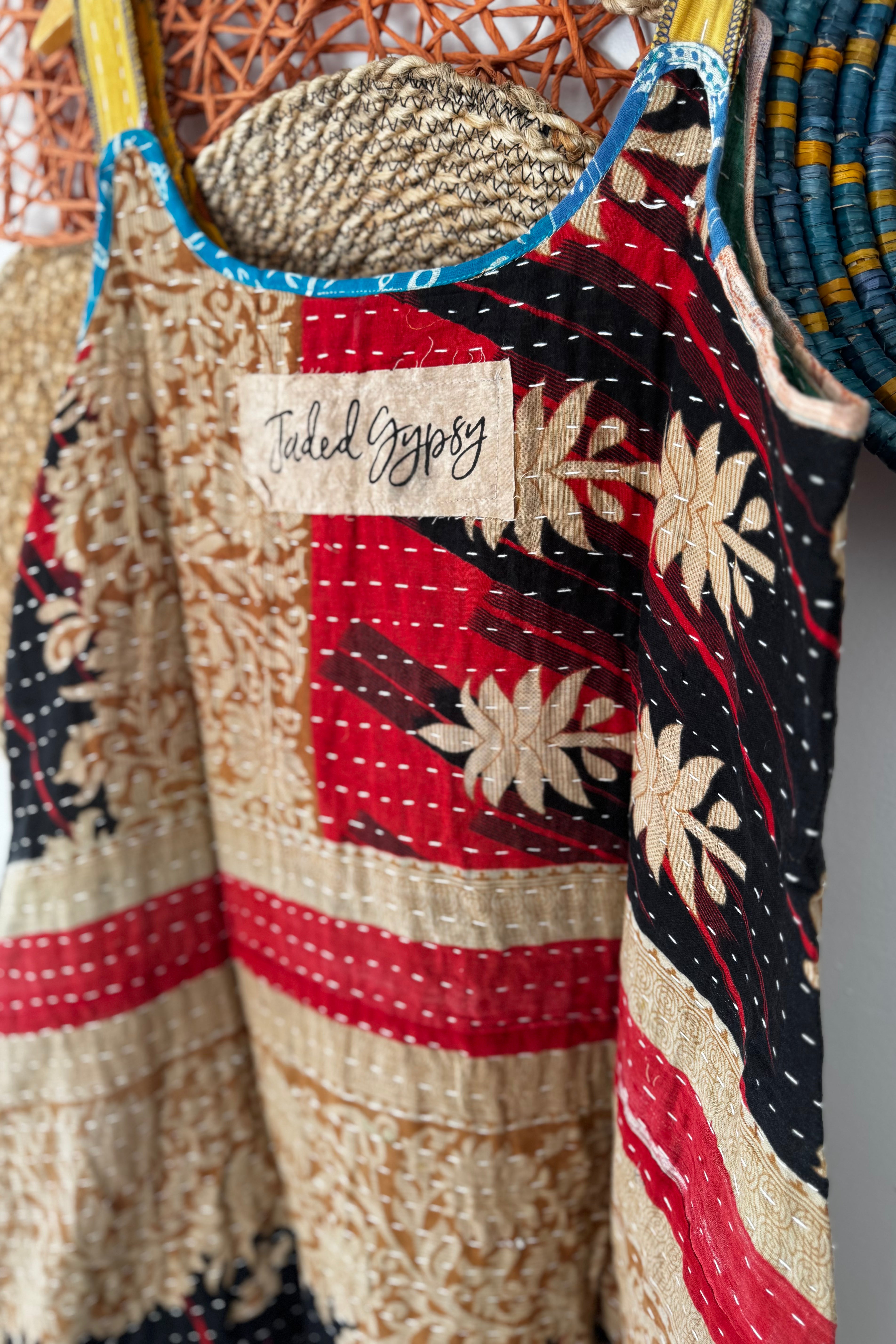 Kantha Sunrise Romper Combo D