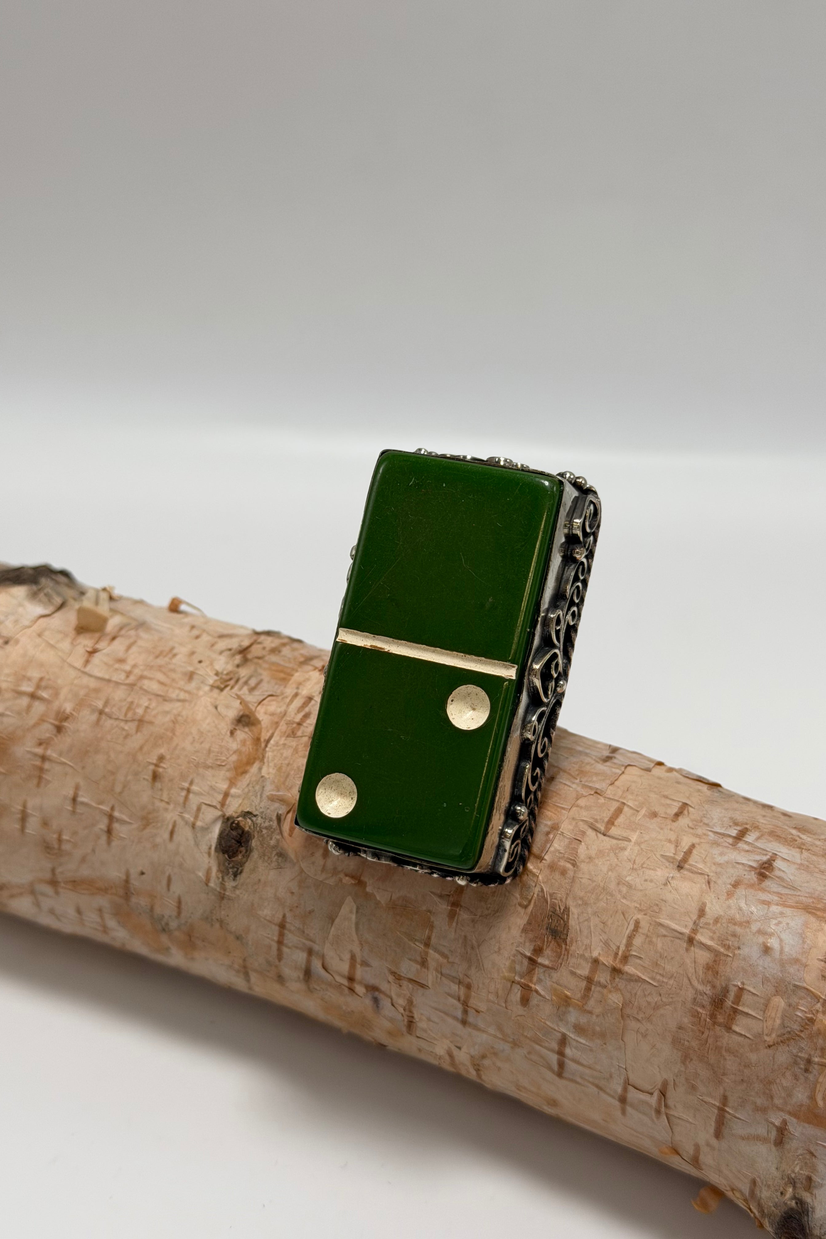 Sale - Green Domino Ring