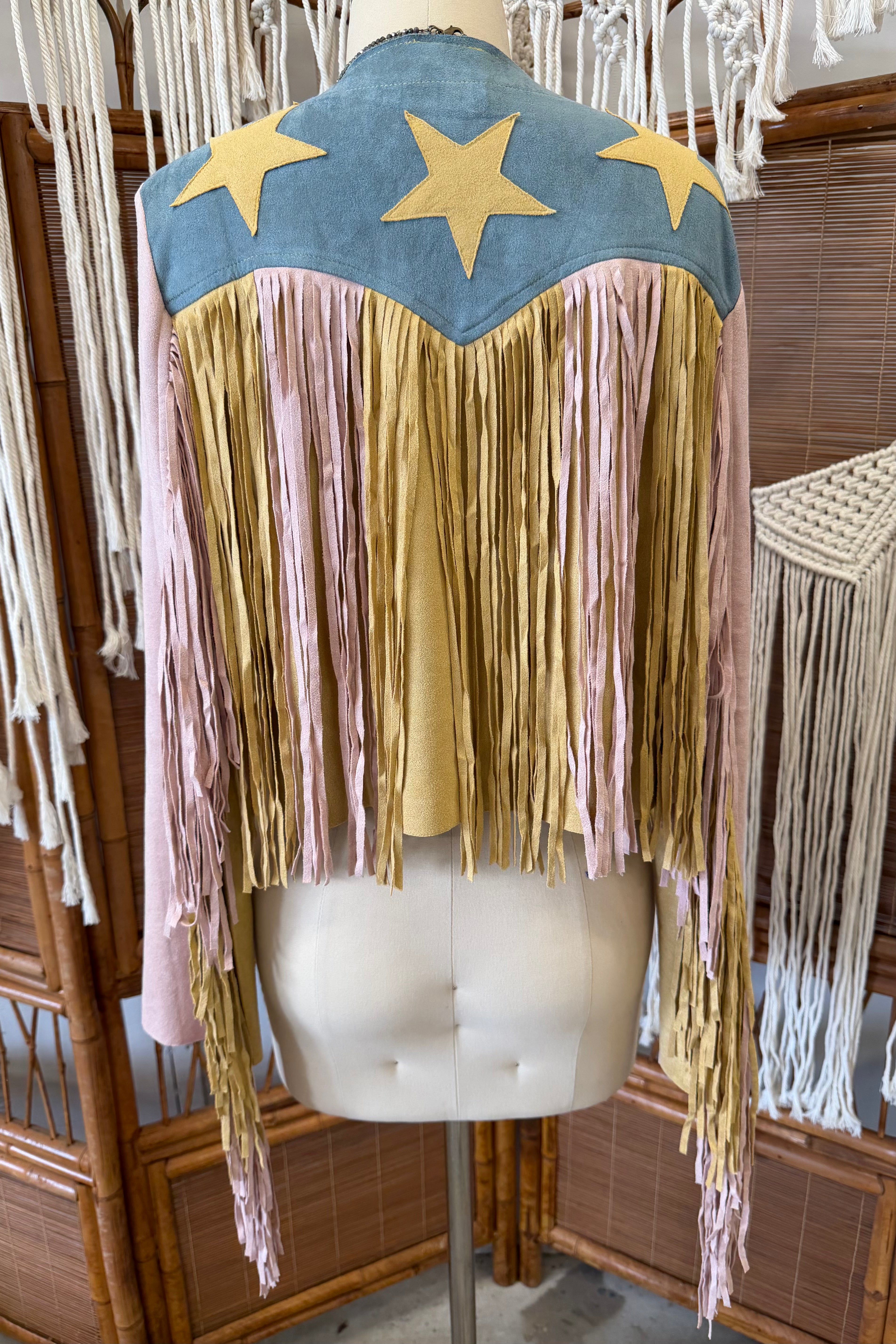 Fun & Funky Cropped Cowgirl Jacket w/Fringe