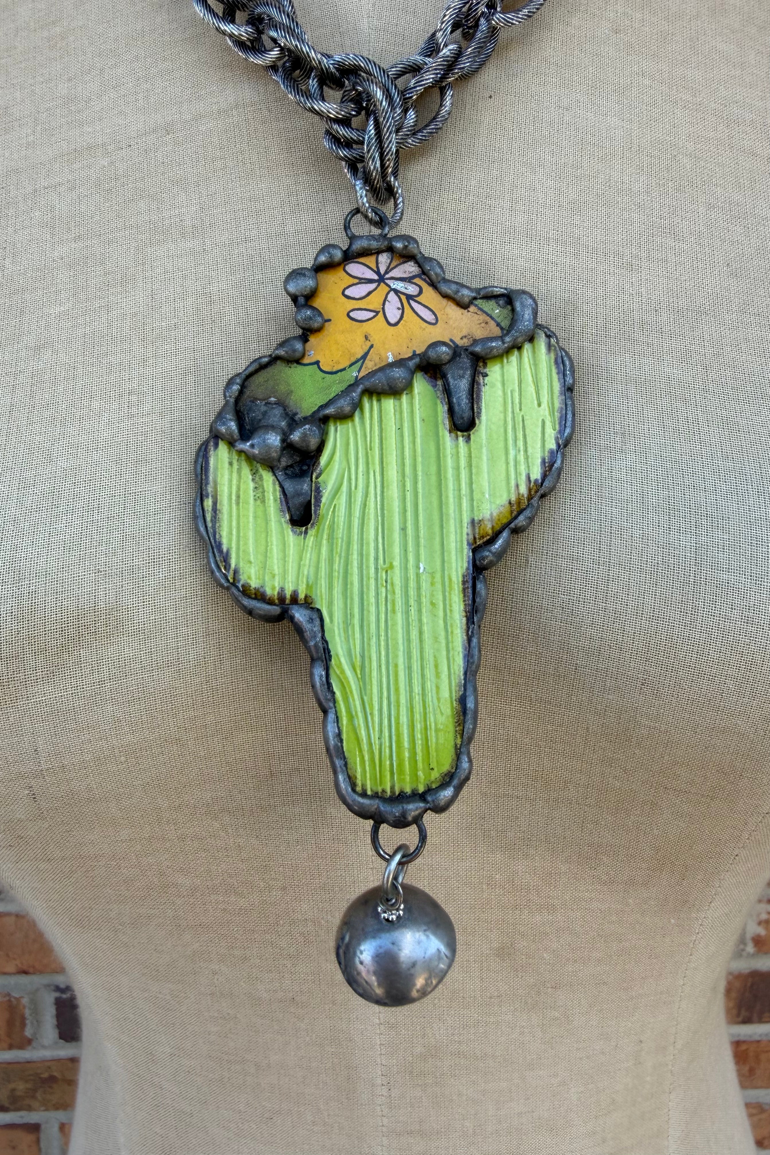 Fiesta  Cactus Necklace 