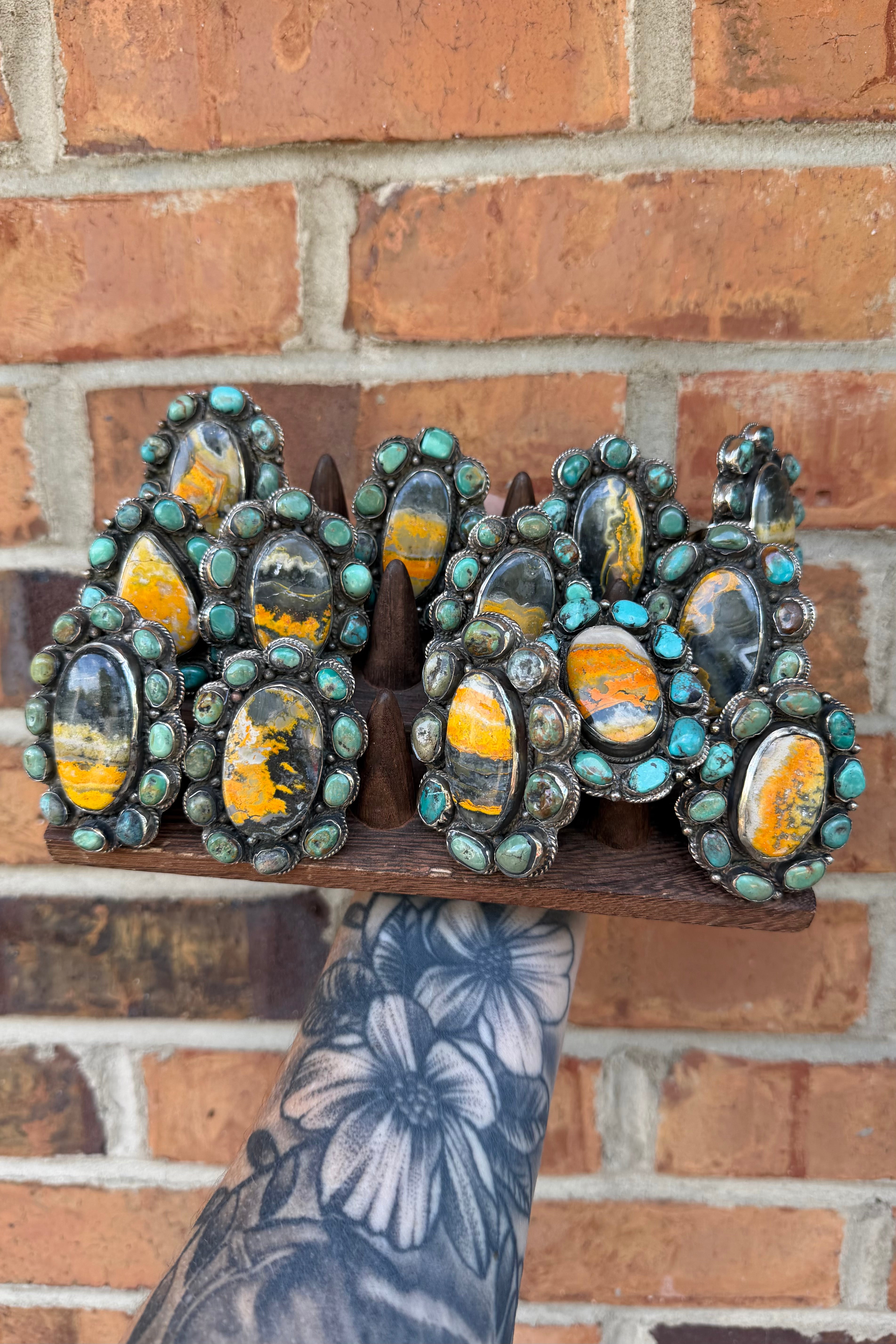 Bumblebee Turquoise Ring