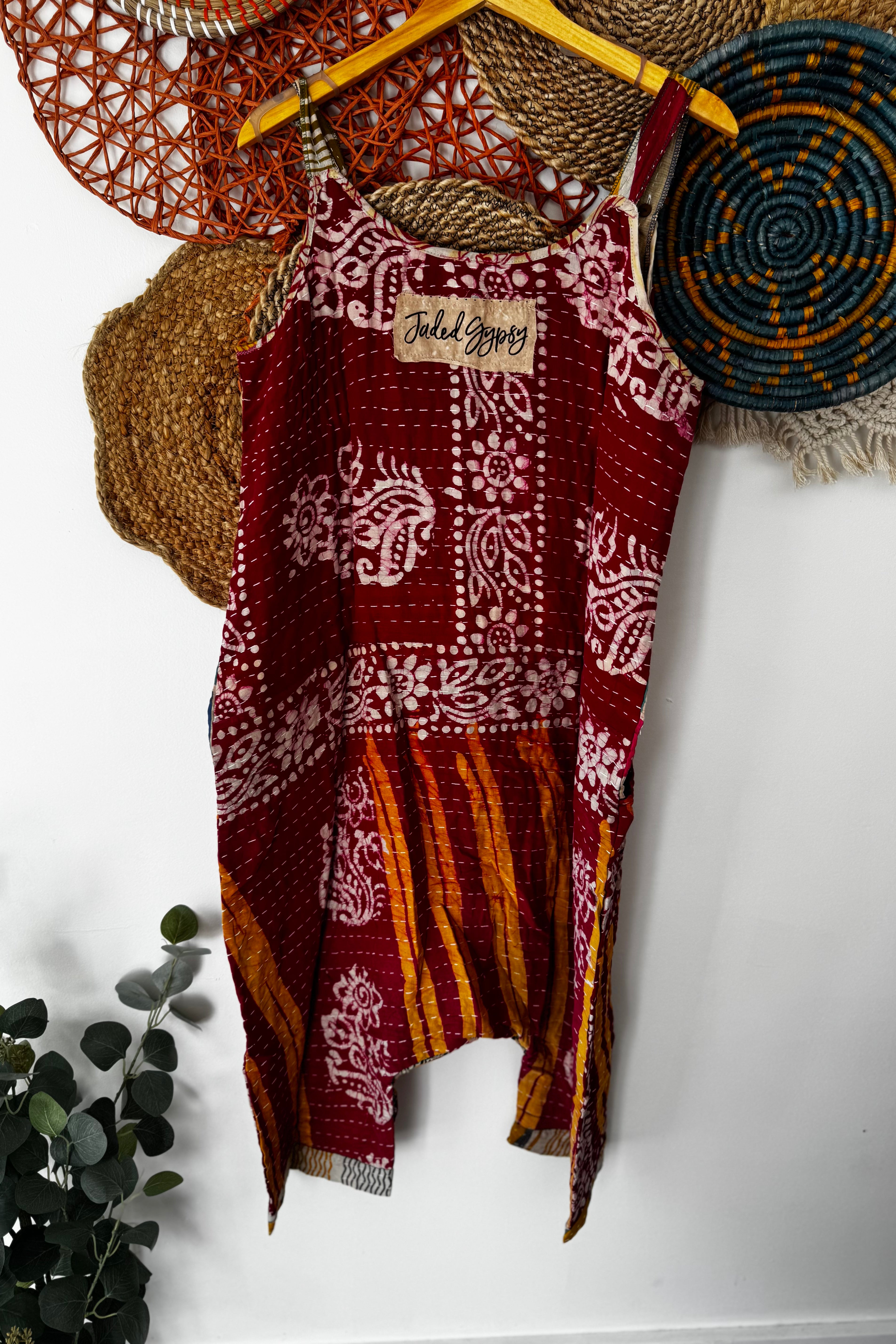 Kantha Sunrise Romper Combo K