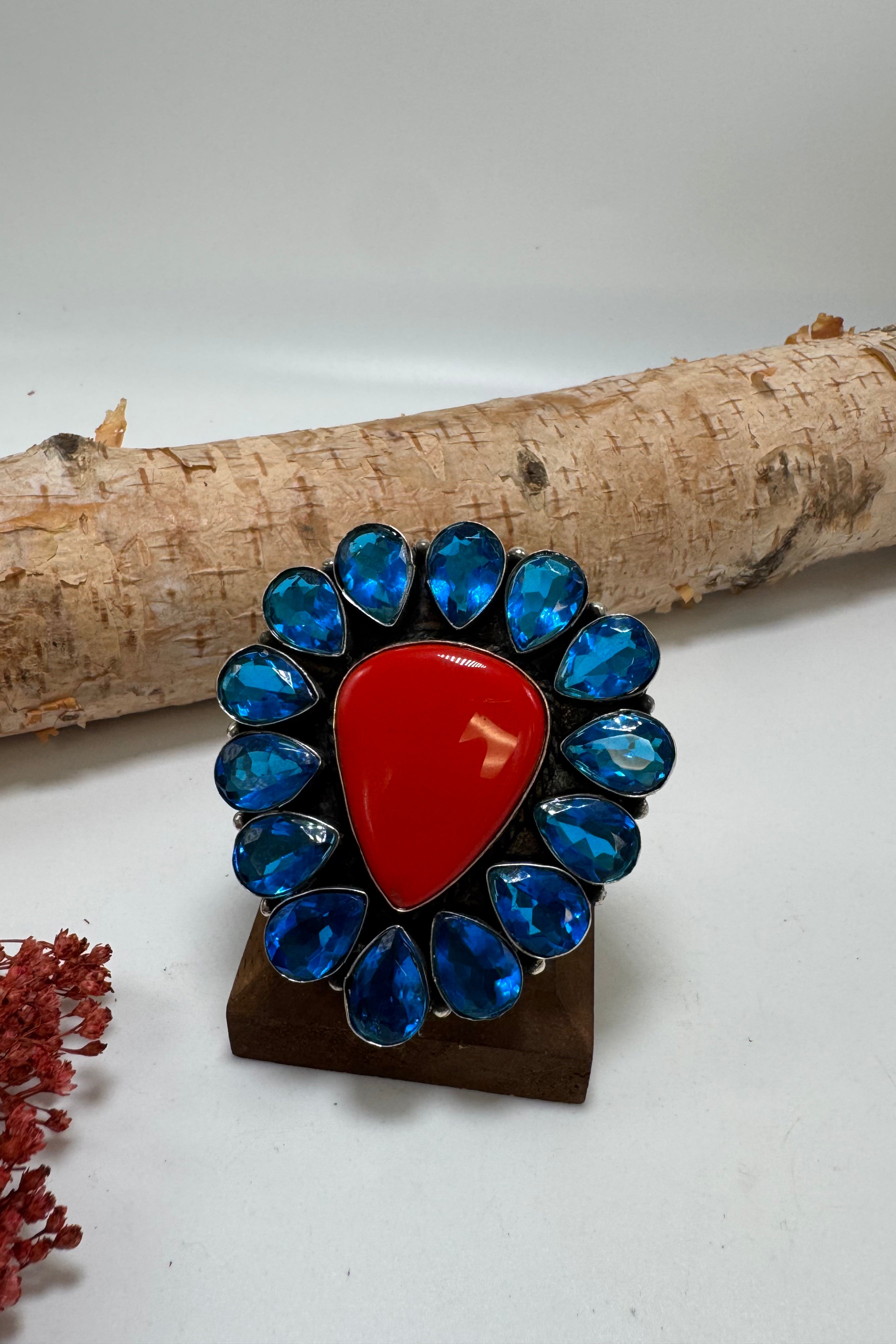 Sea of Fire Stone Ring