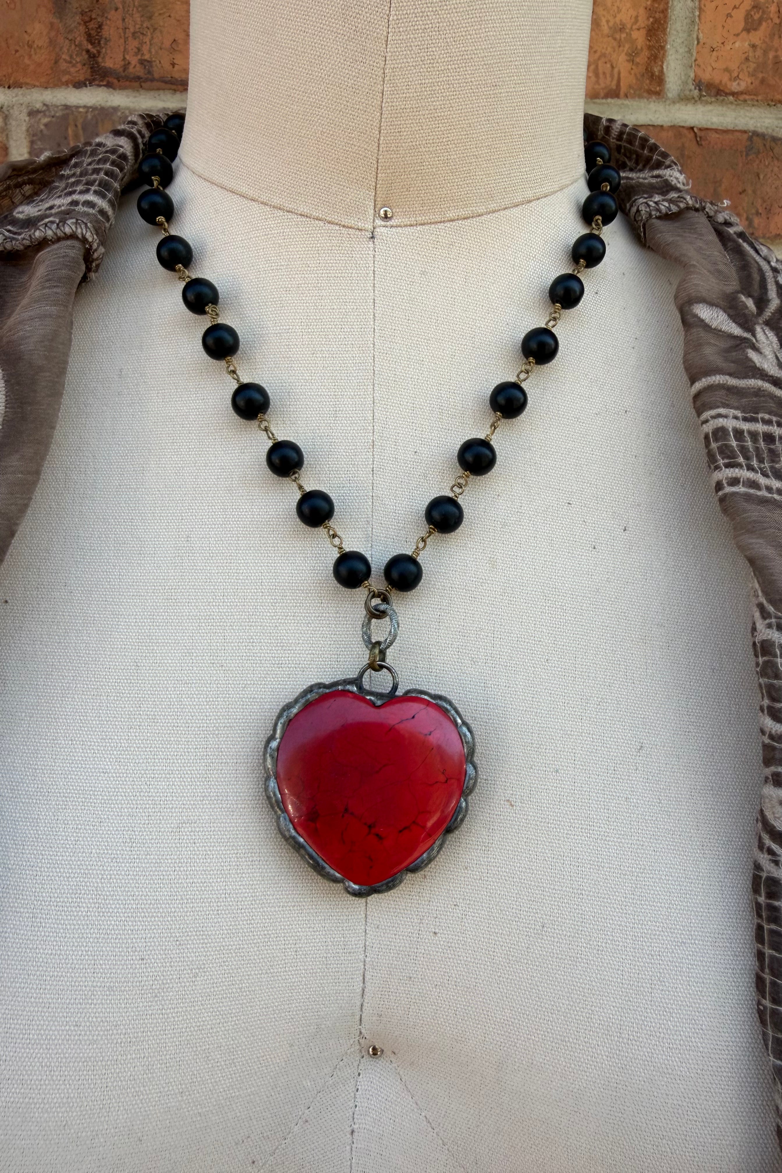 OOAK Cherish Heart Necklace
