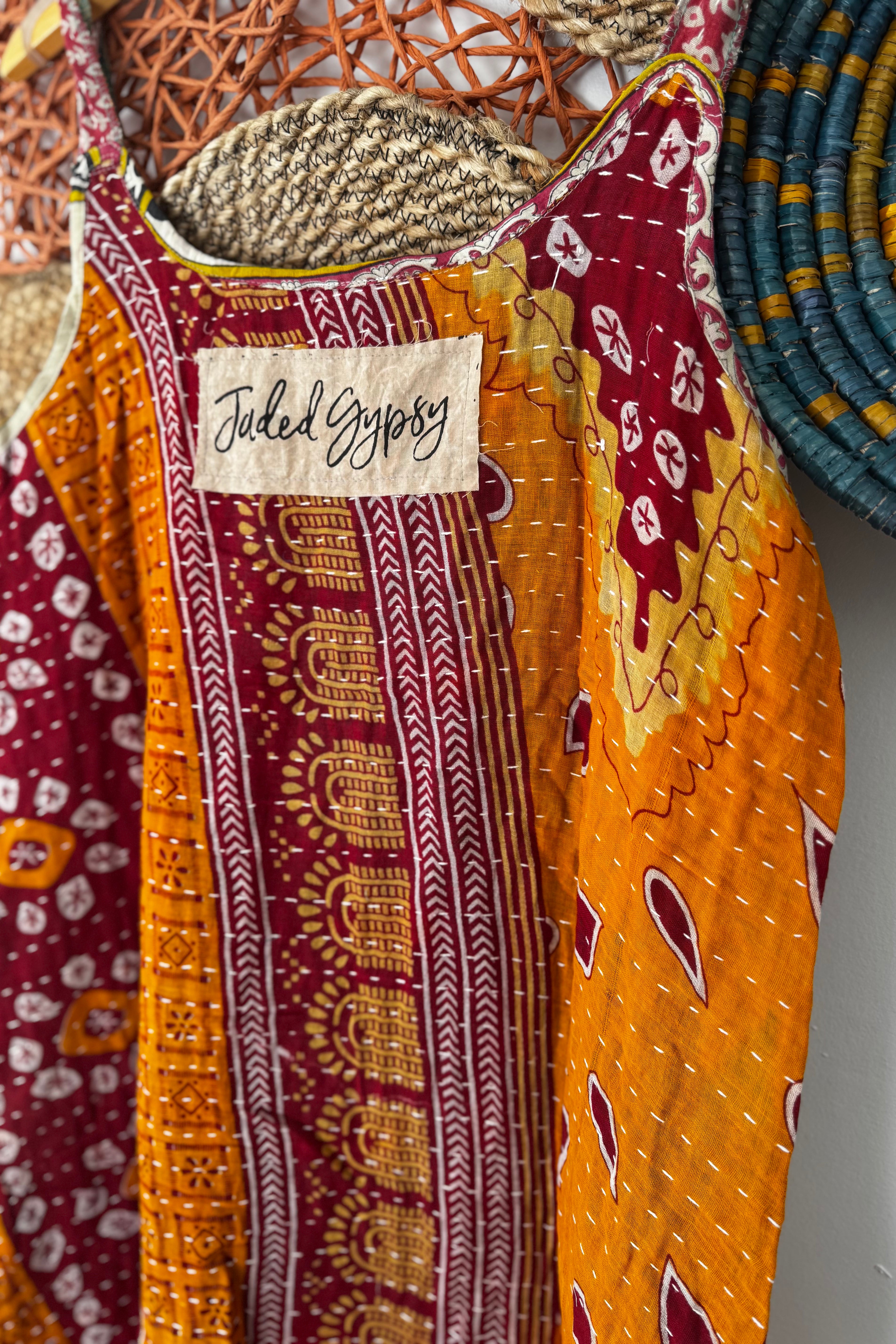 Kantha Sunrise Romper Combo A