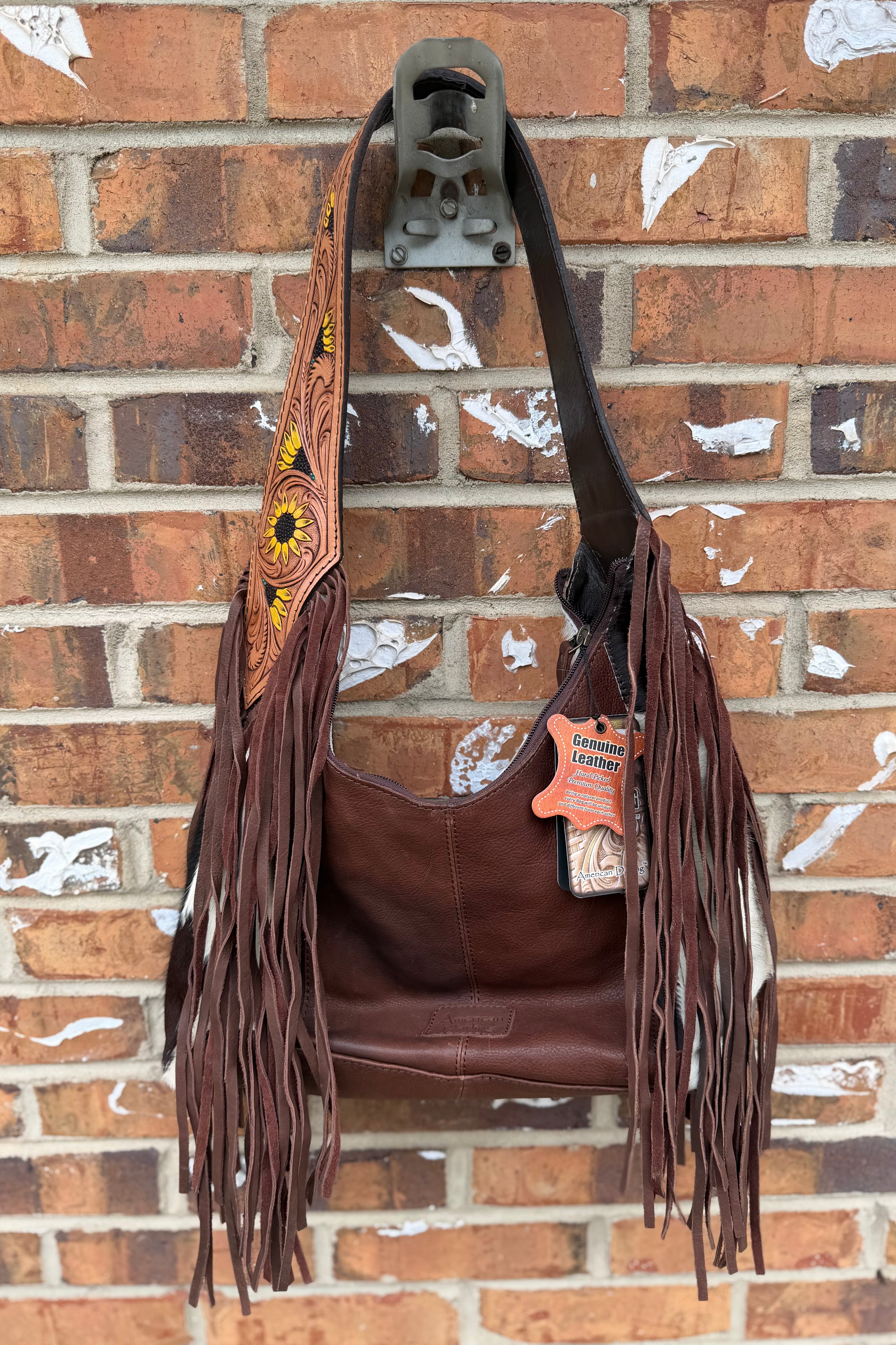 The Eliza Hobo Hair On Bag