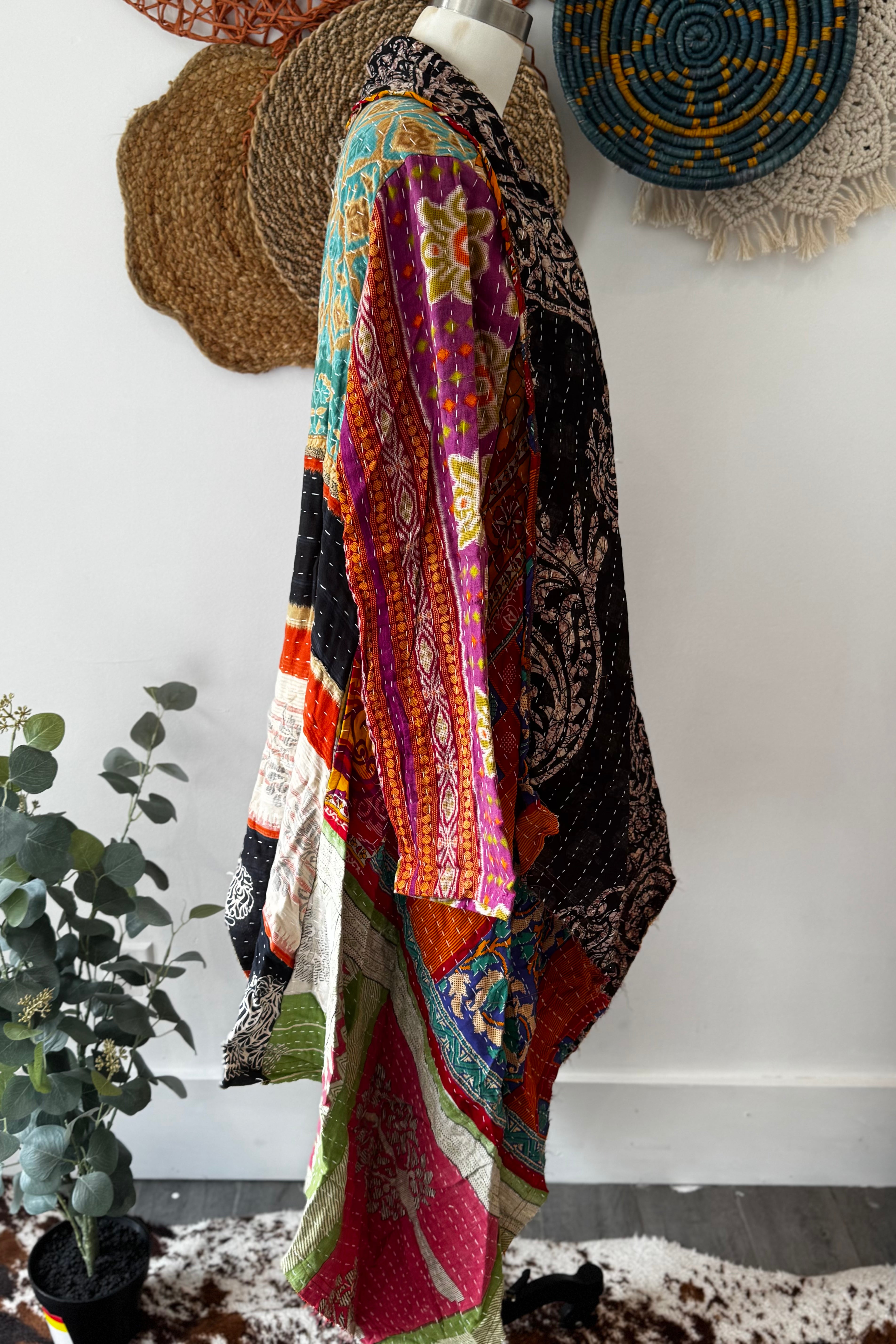 Kantha Sunrise Duster Combo B