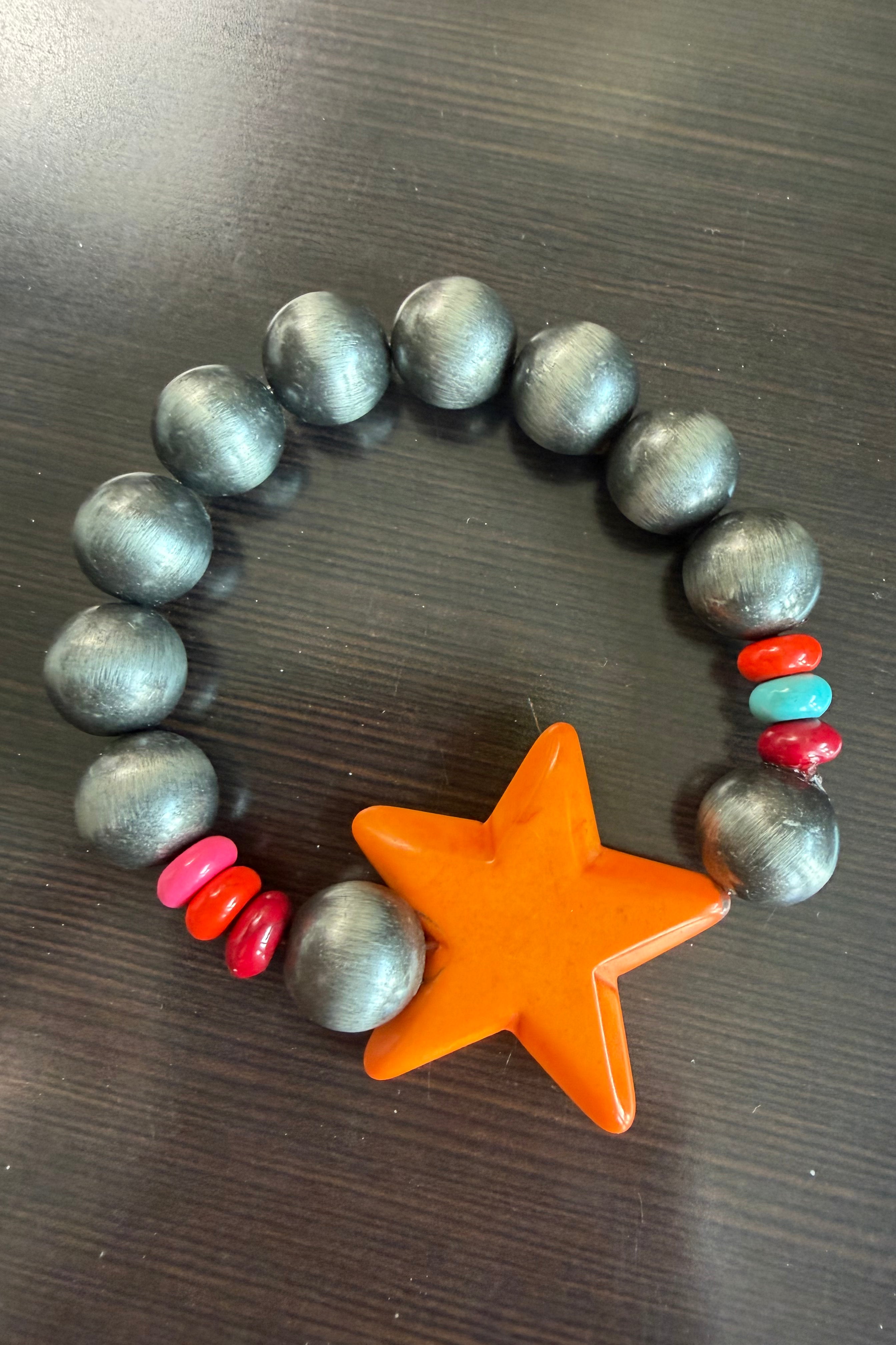 Orange Star Bracelet