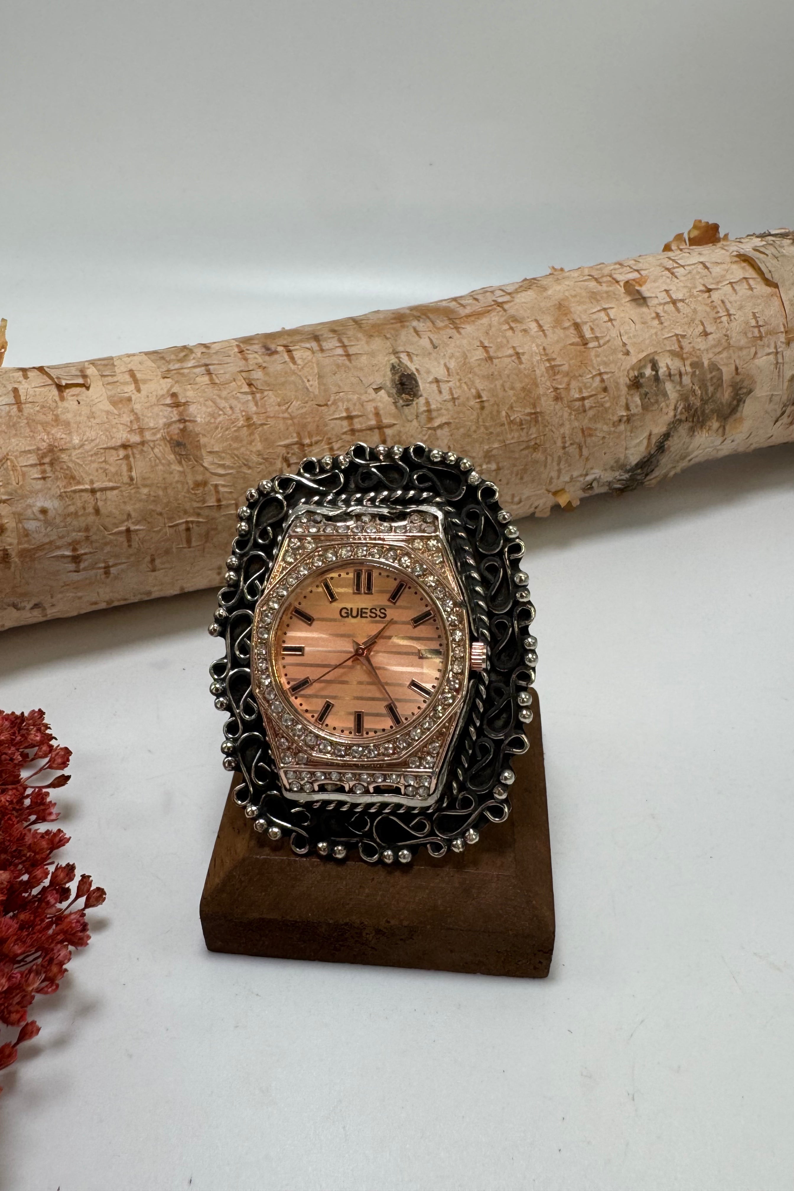Golden Hour Filigree Watch Ring