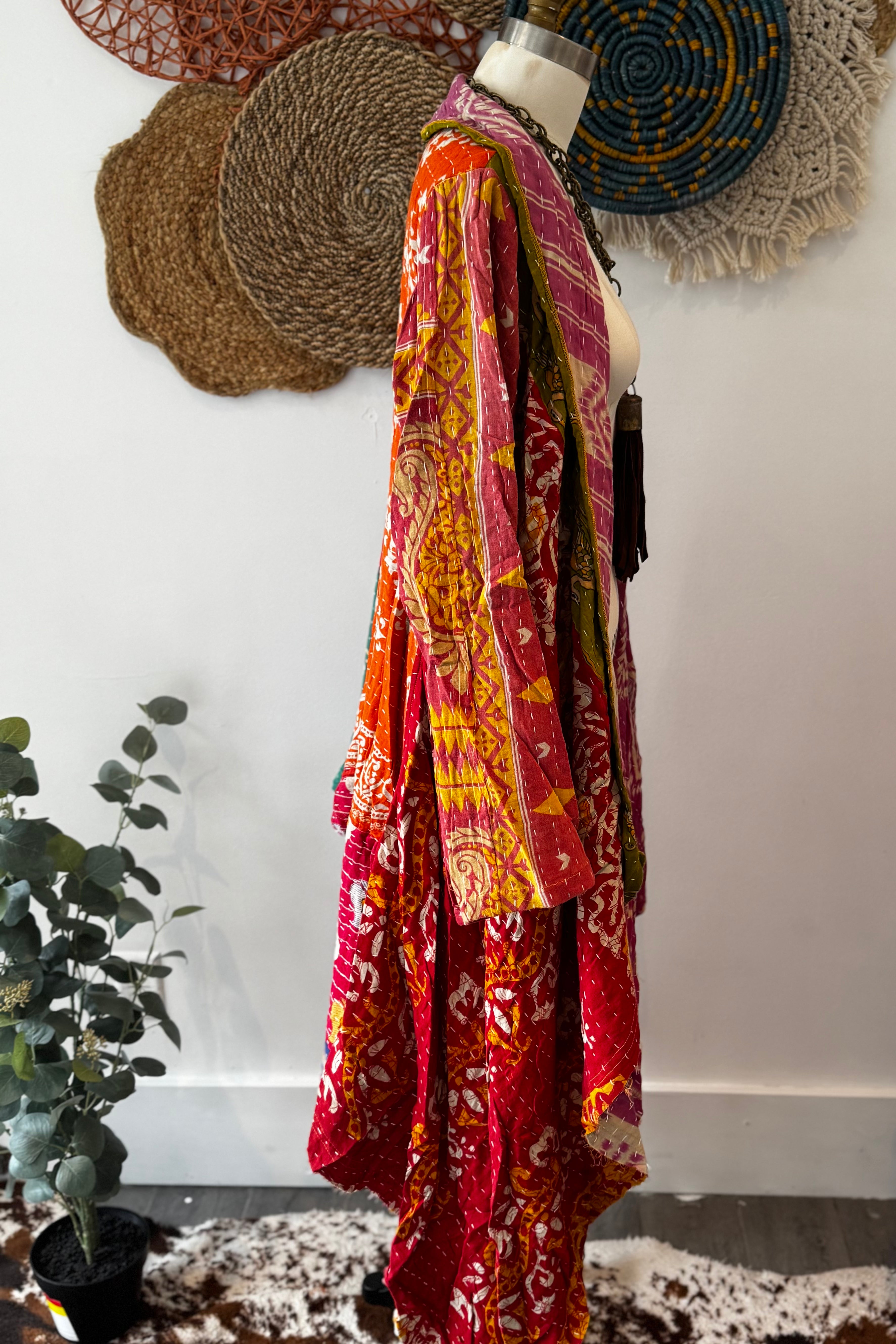 Kantha Sunrise Duster Combo H