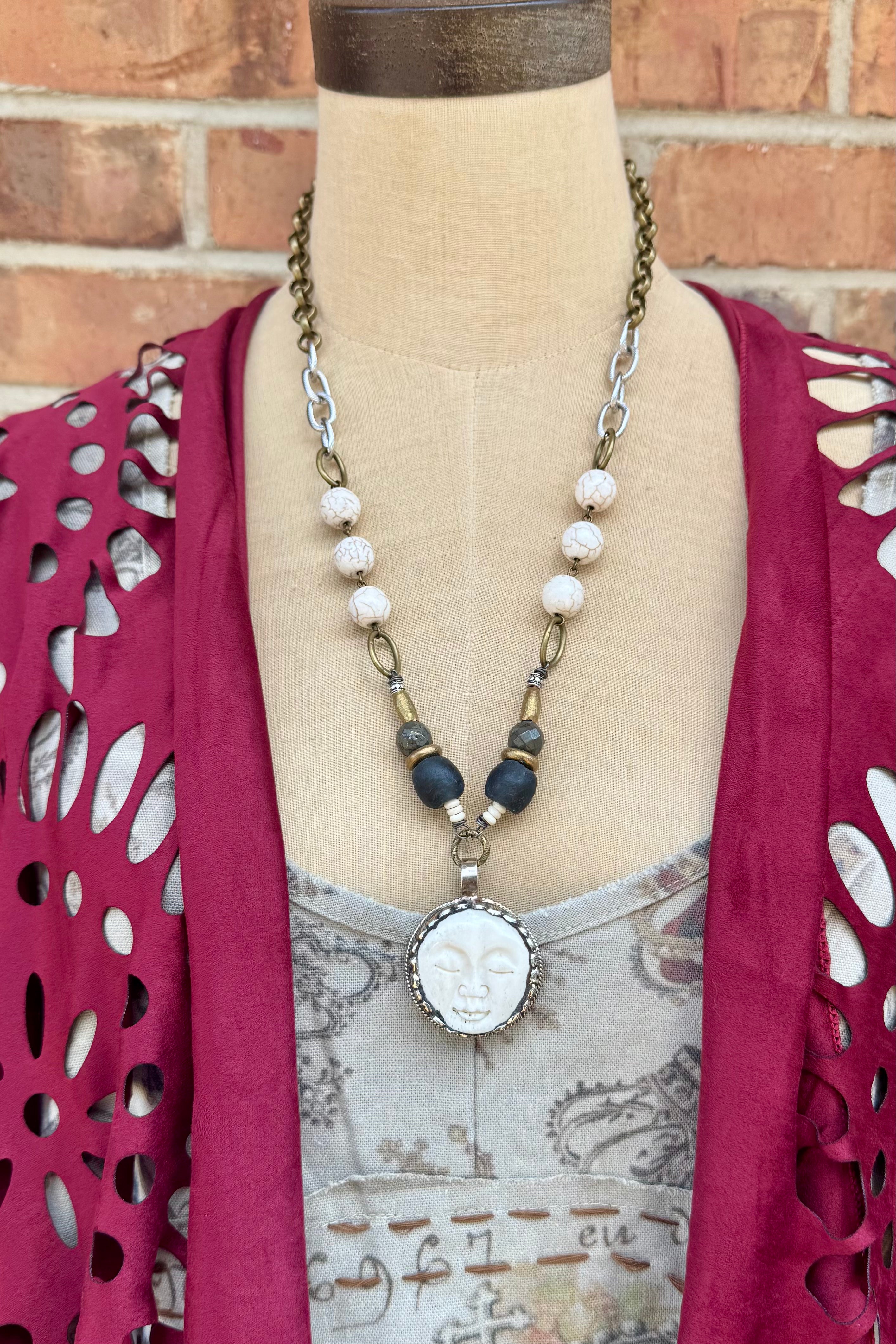 Many Faces of the Sun Handmade Necklace