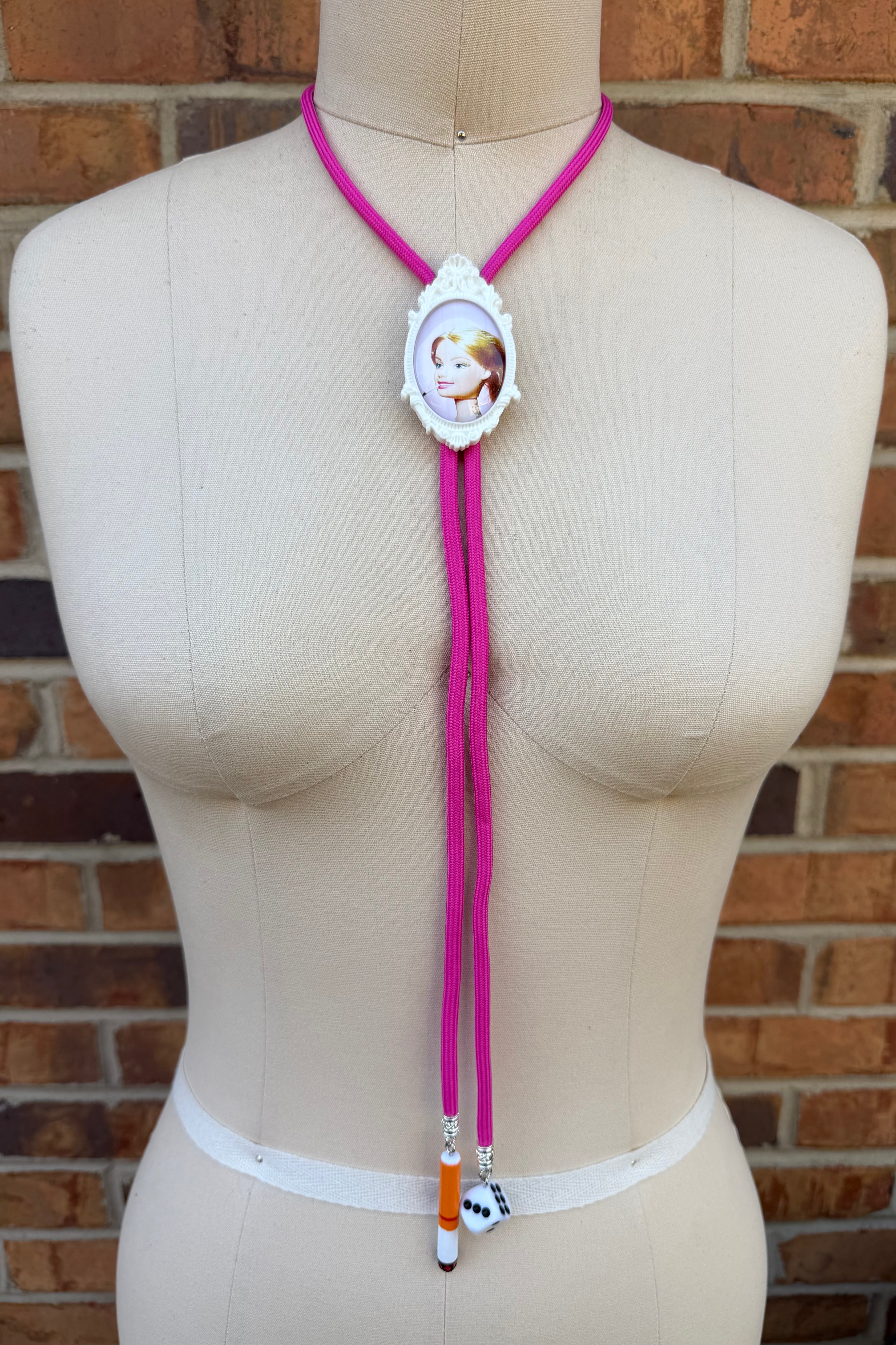 I’m Fine, Everything is Fine! Shoe Tie Necklace