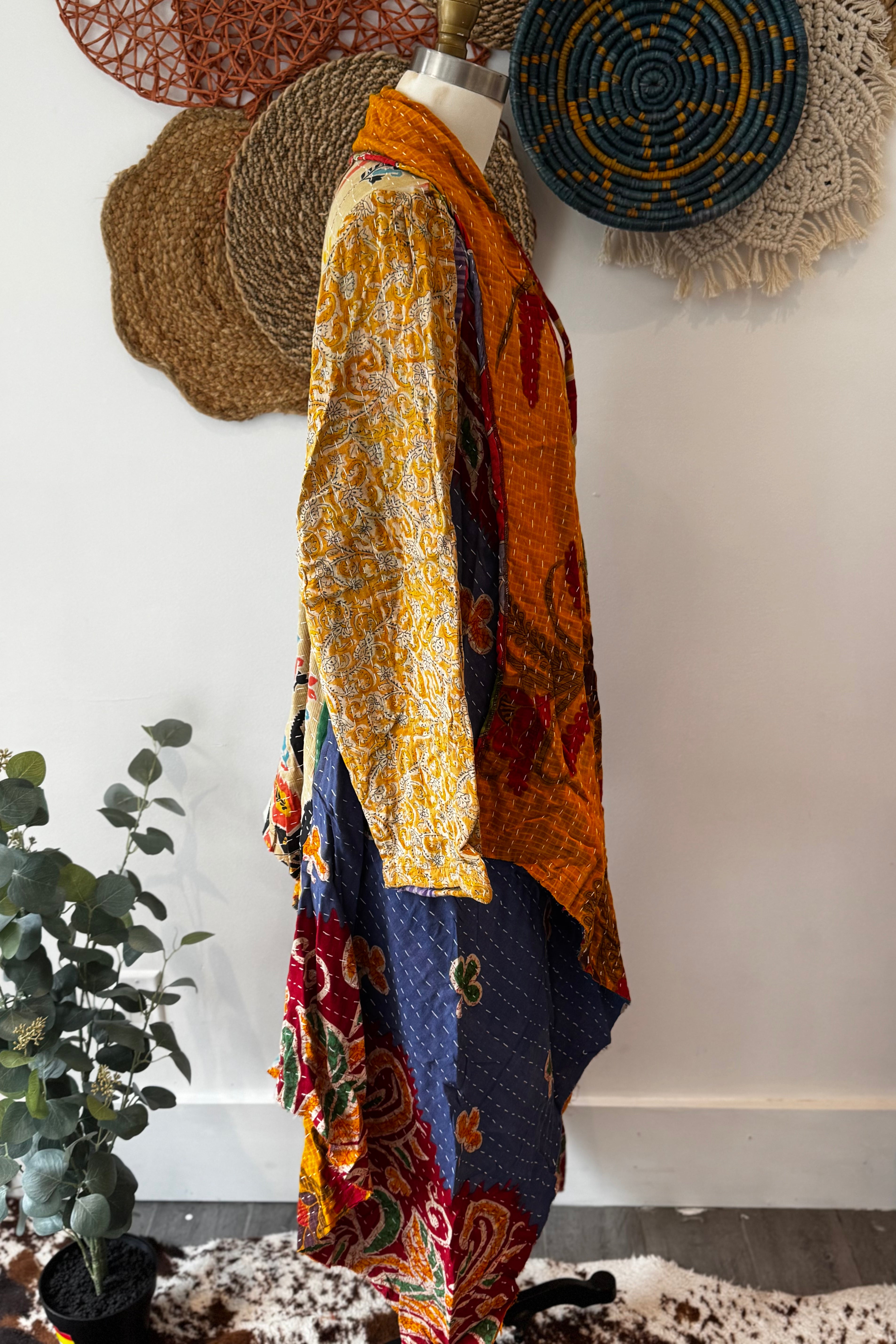 Kantha Sunrise Duster Combo I