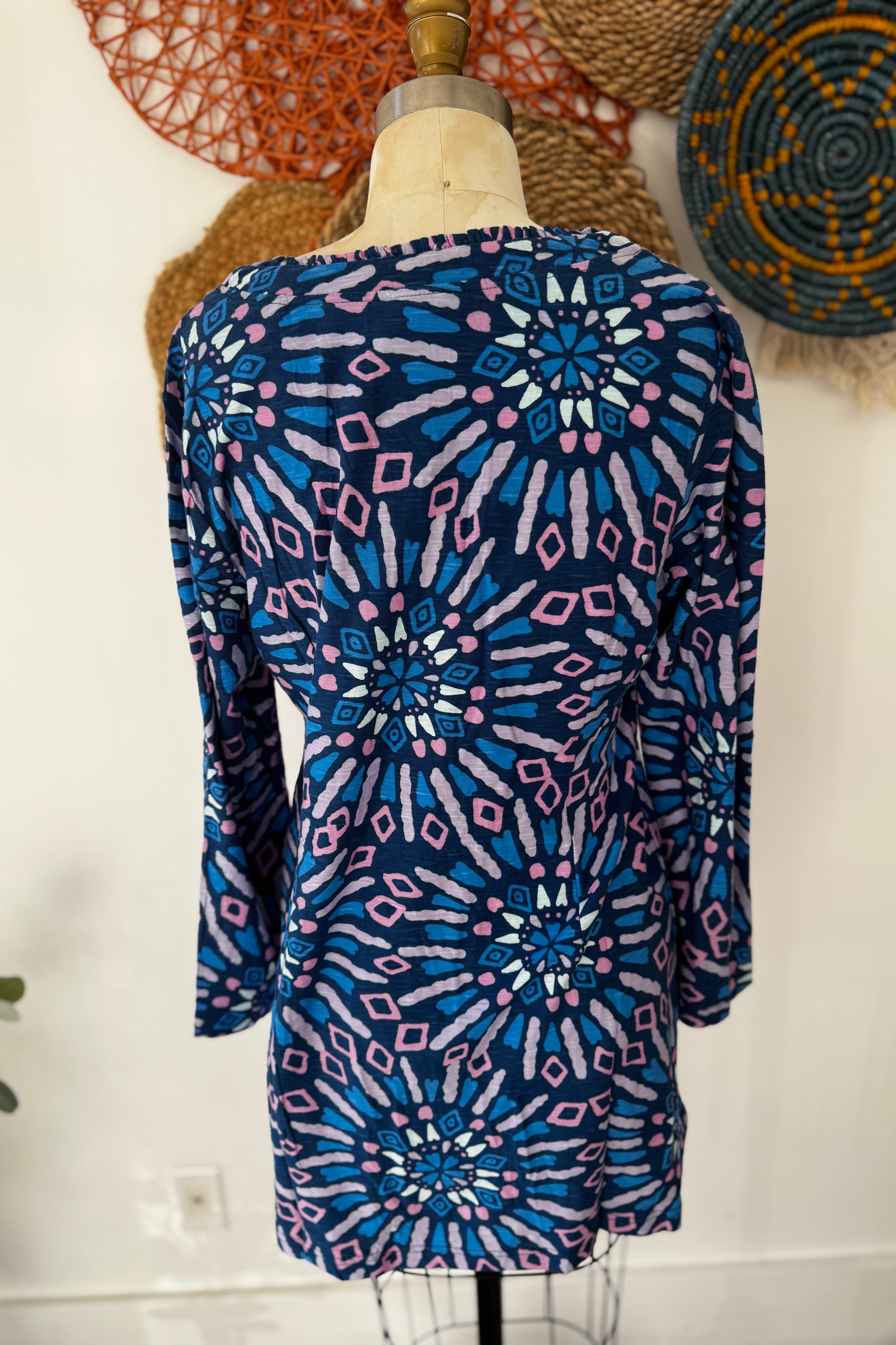 Paper Lace Blue Tunic
