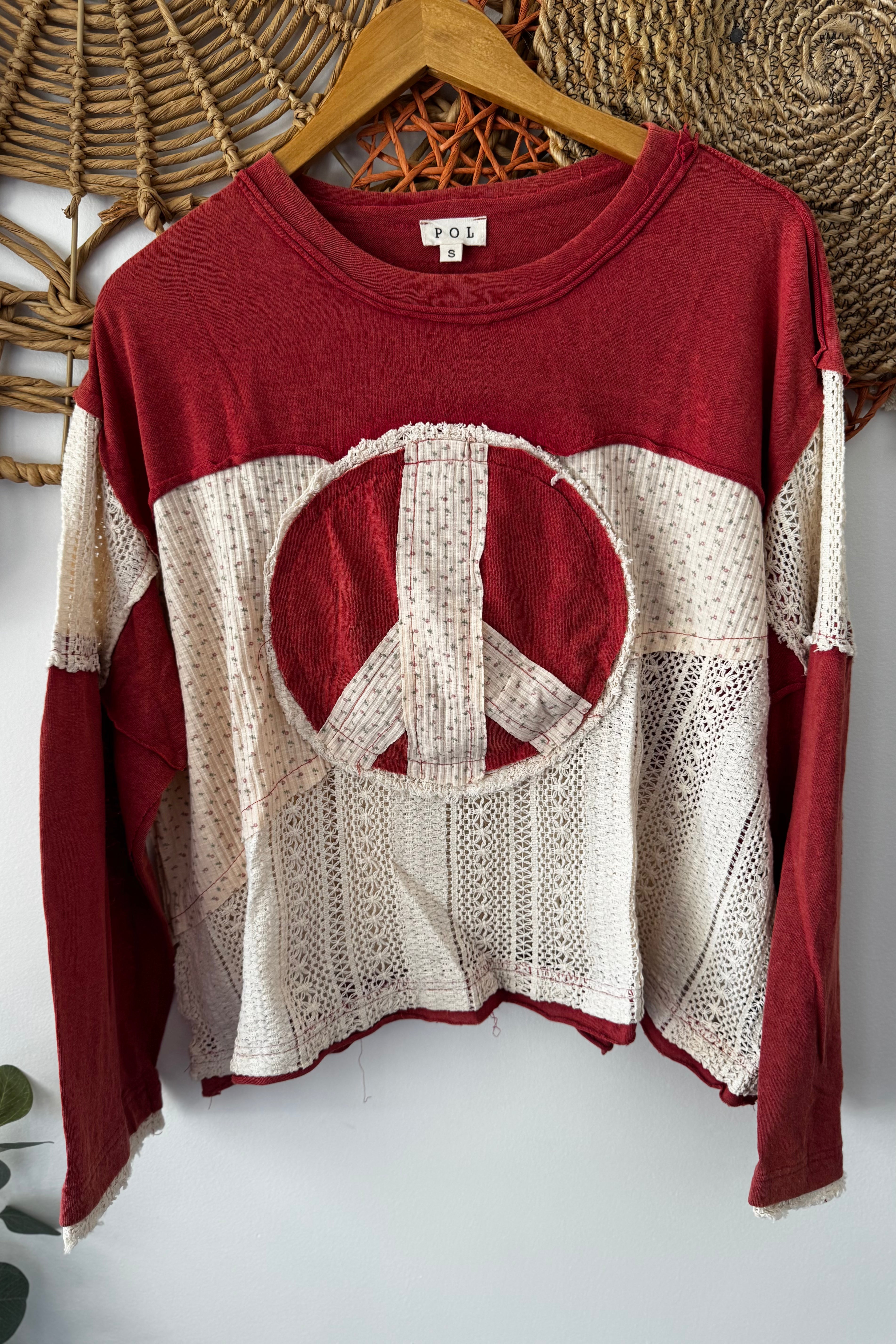 Peace & Love Easy Layering Top
