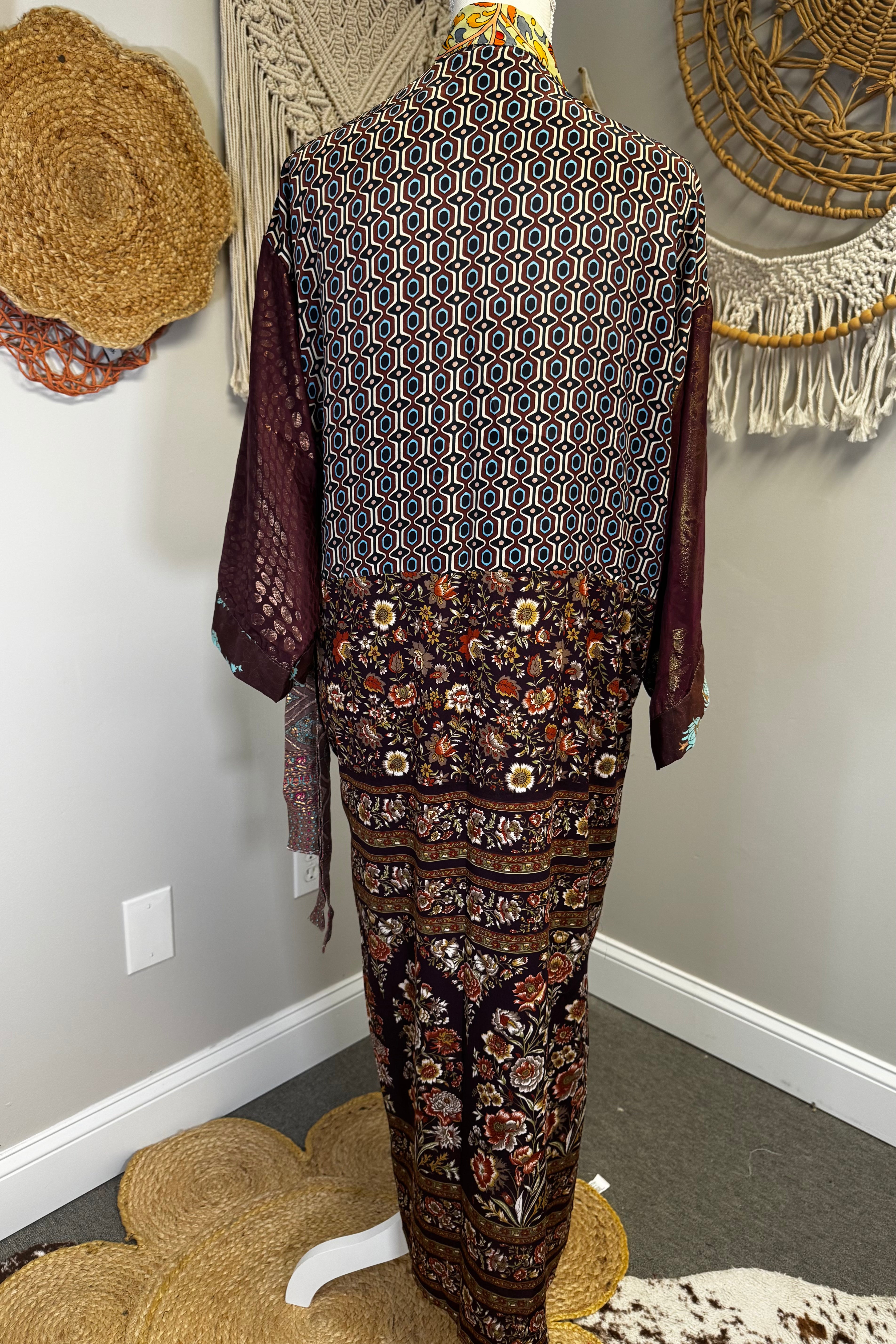 Poly Silk Kimono Combo N