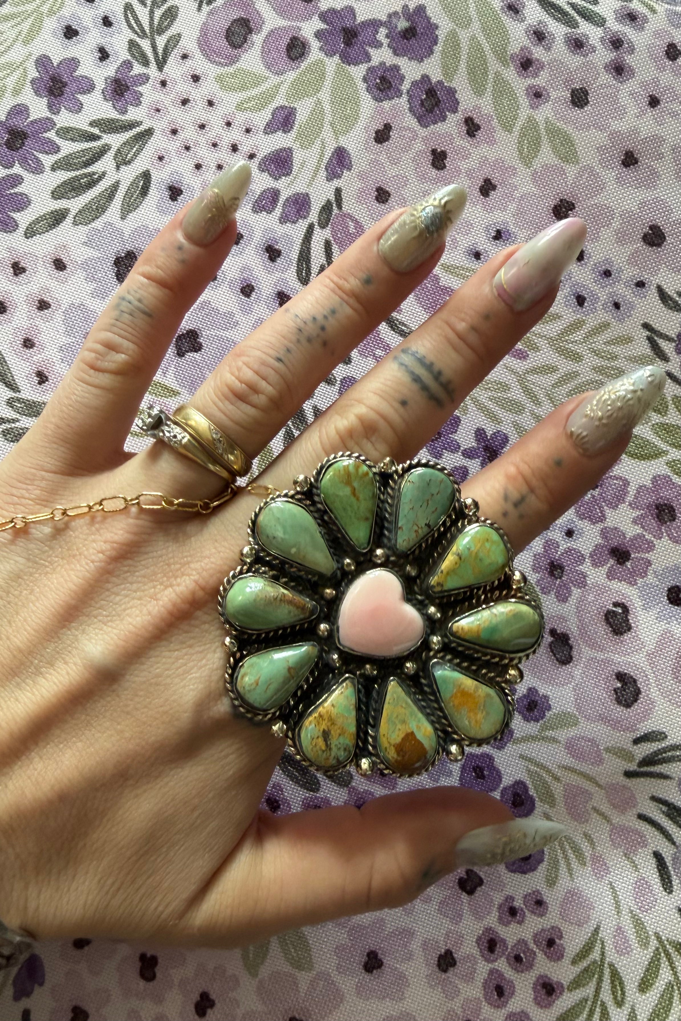 Heart of Pinks for You Ring