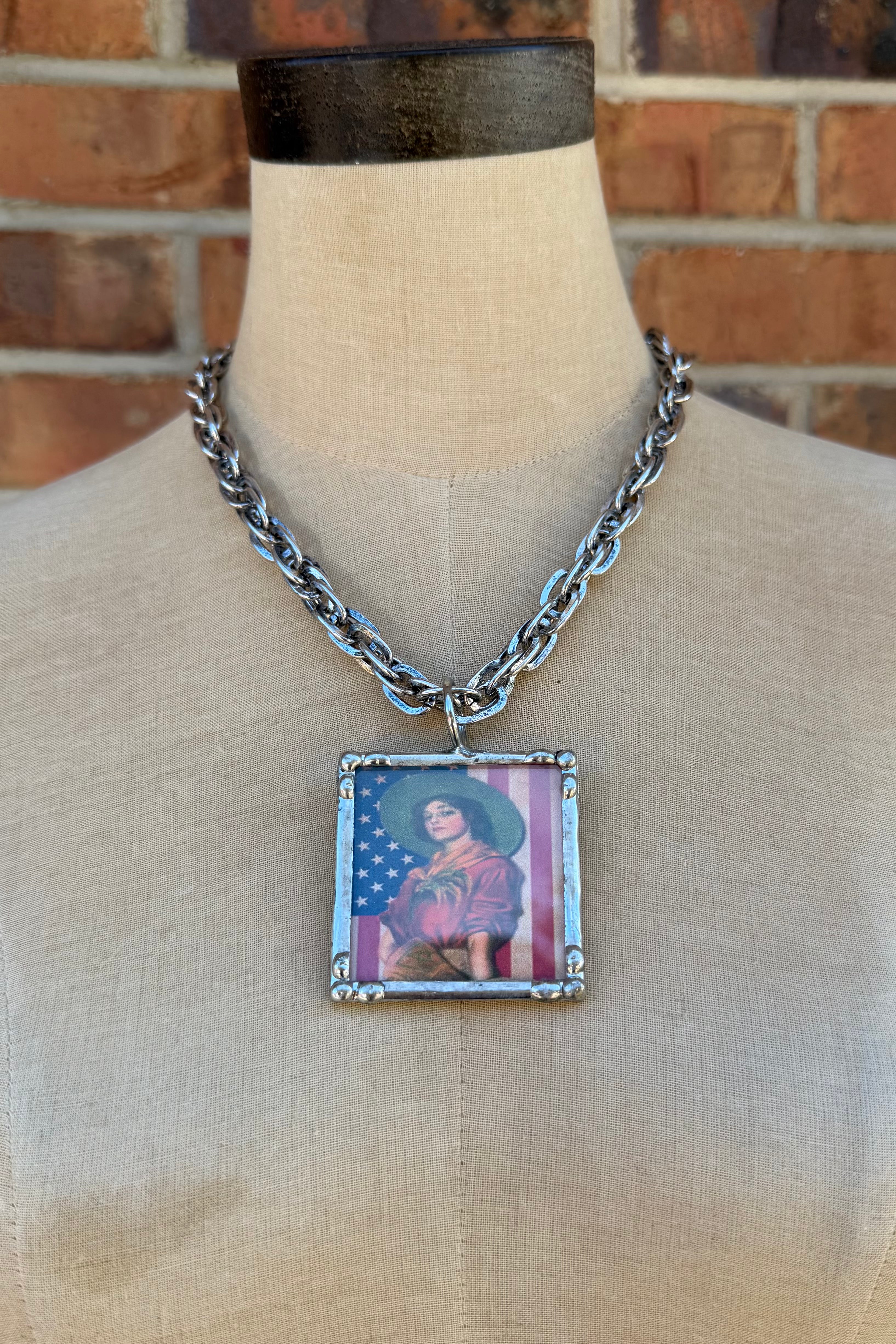Ms.Ranger Portrait Necklace
