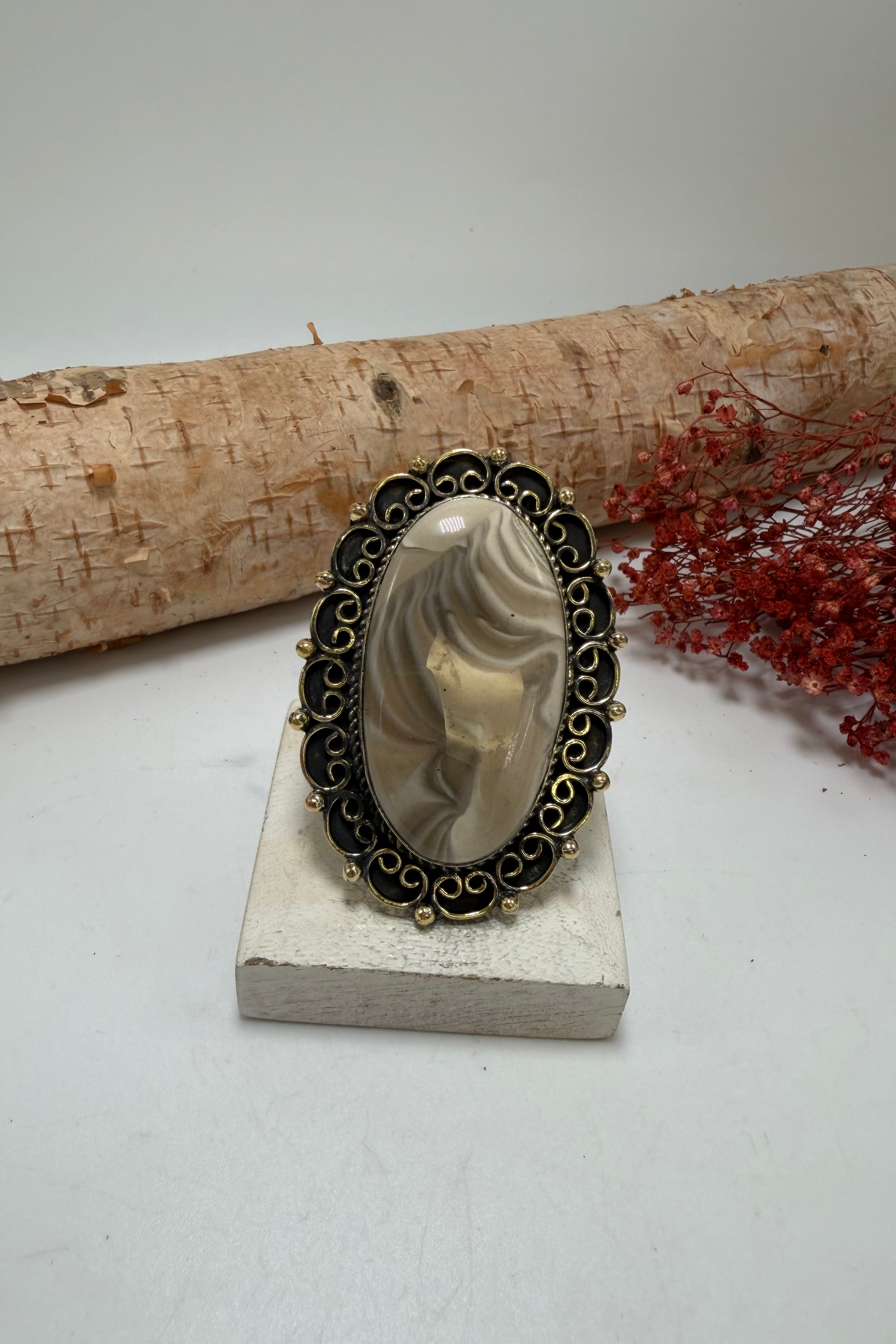 Silky Waves Ring