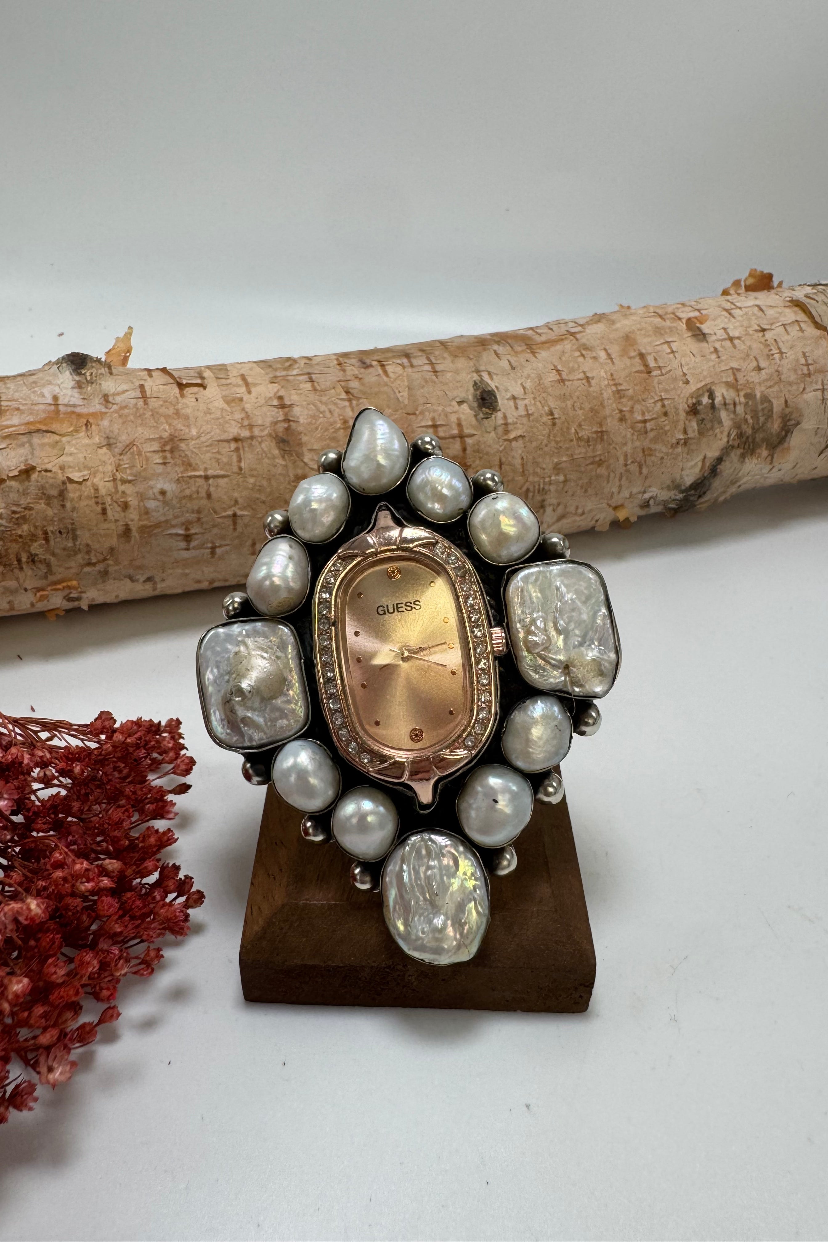 Pearly Whites Watch Ring