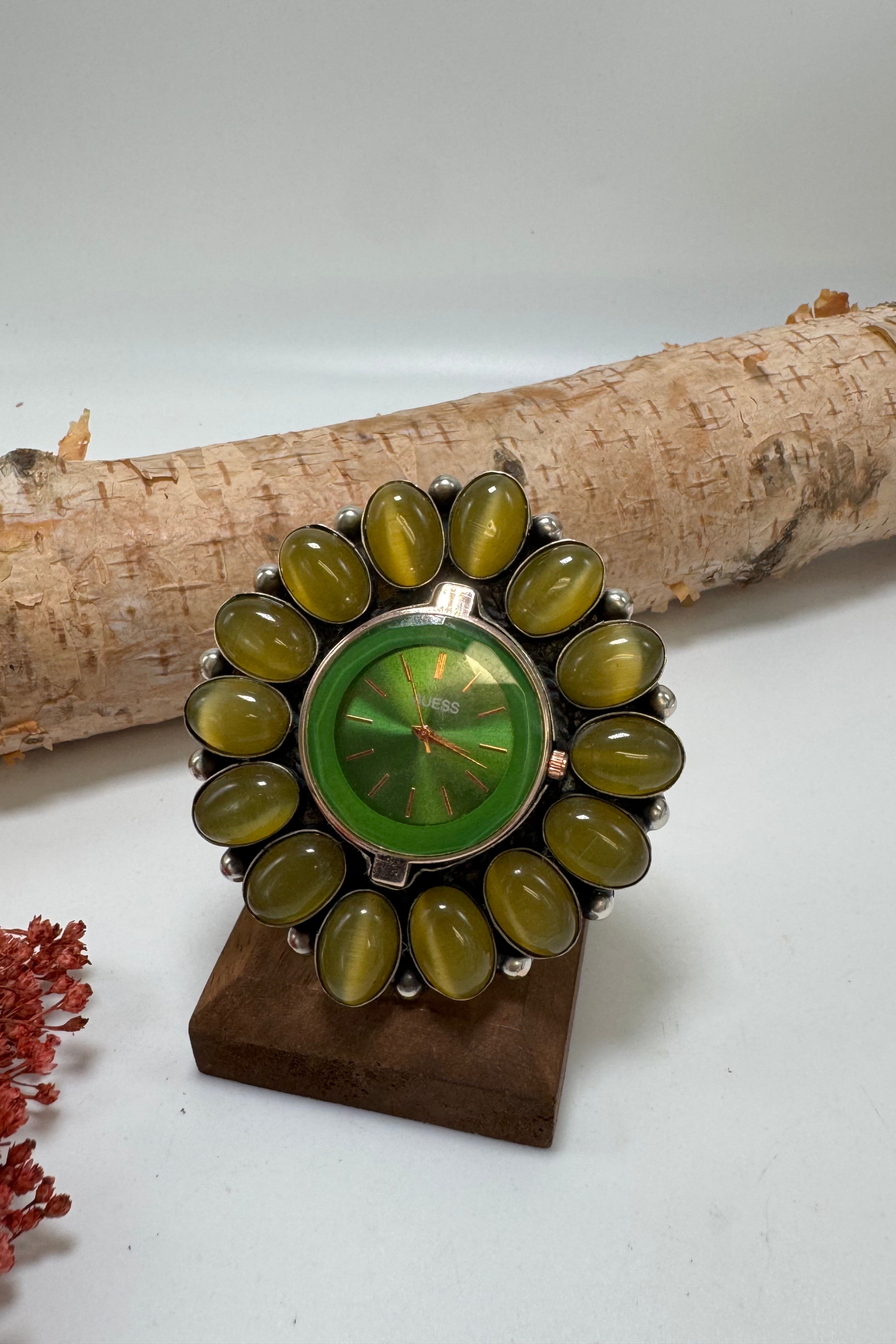 Mean Green Machine Watch Ring