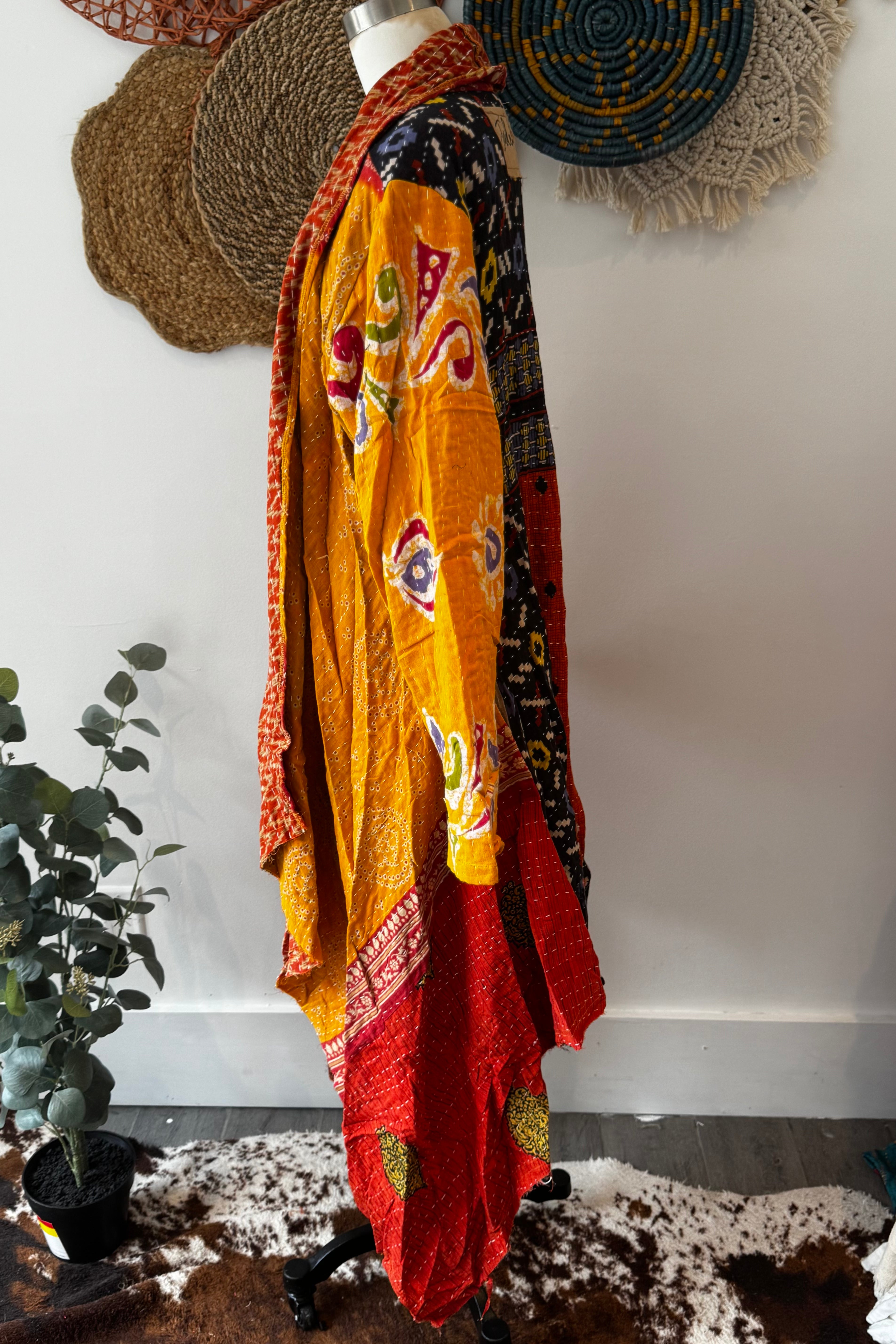 Kantha Sunrise Duster Combo J