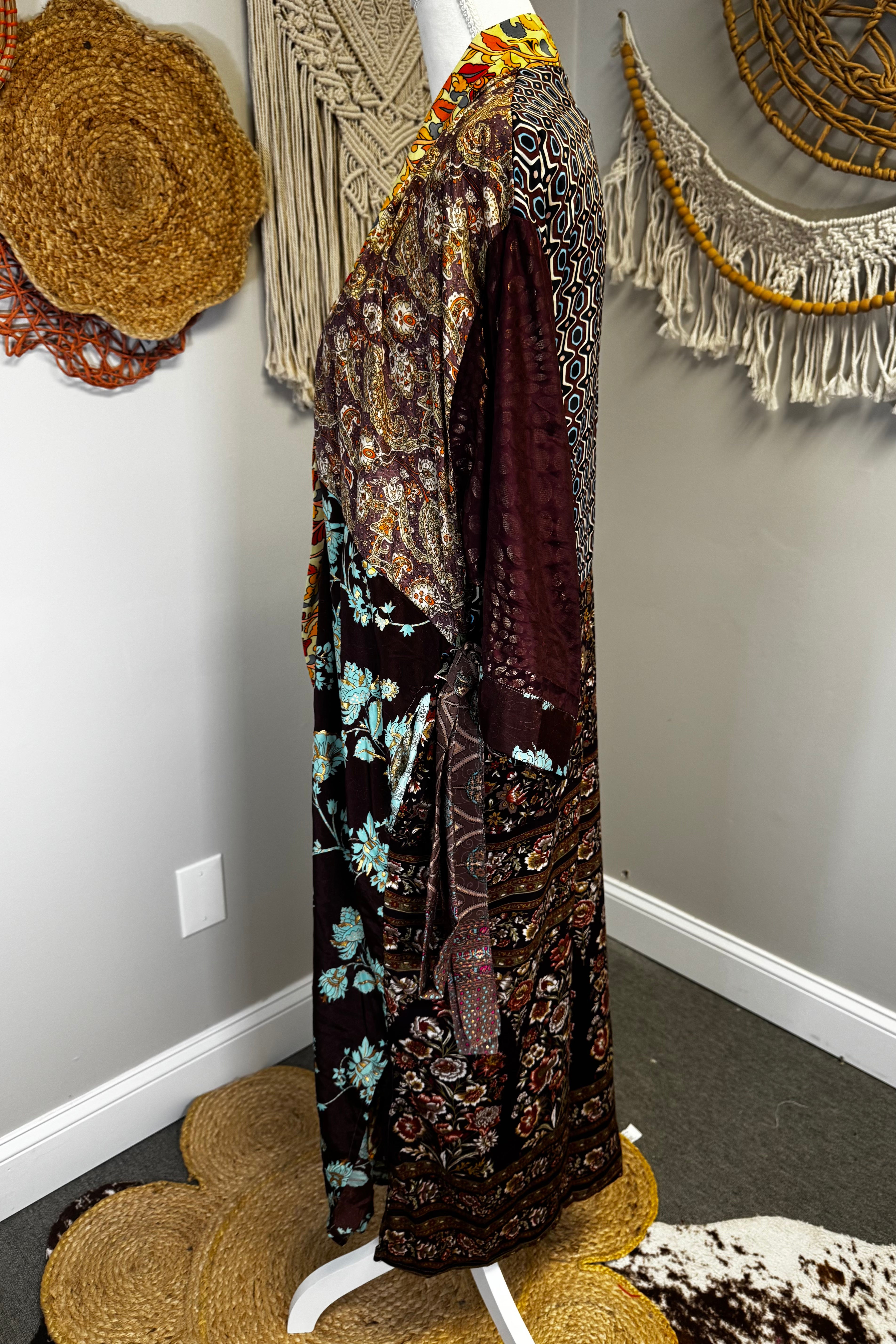 Poly Silk Kimono Combo N