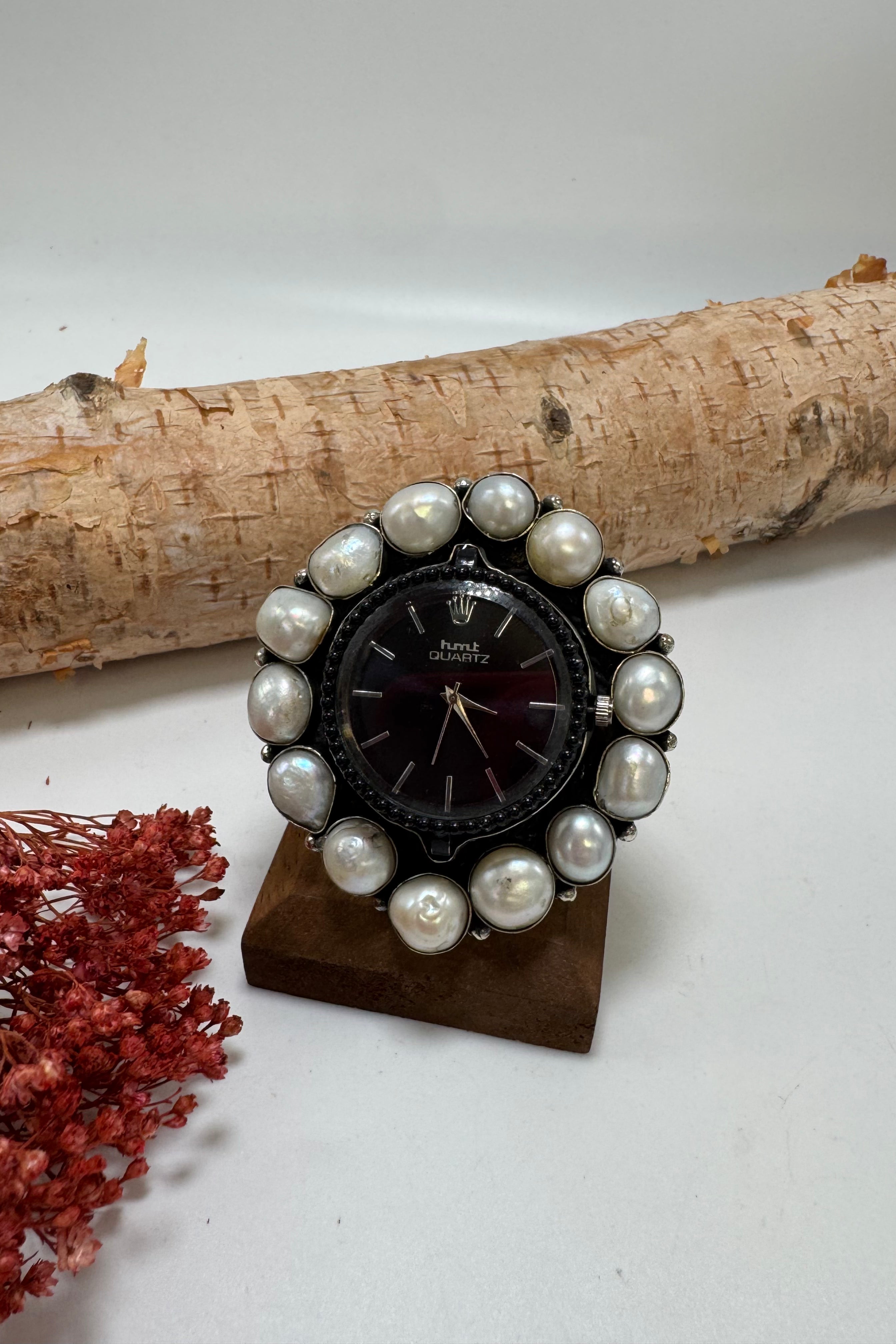 Pearl Burst Watch Ring