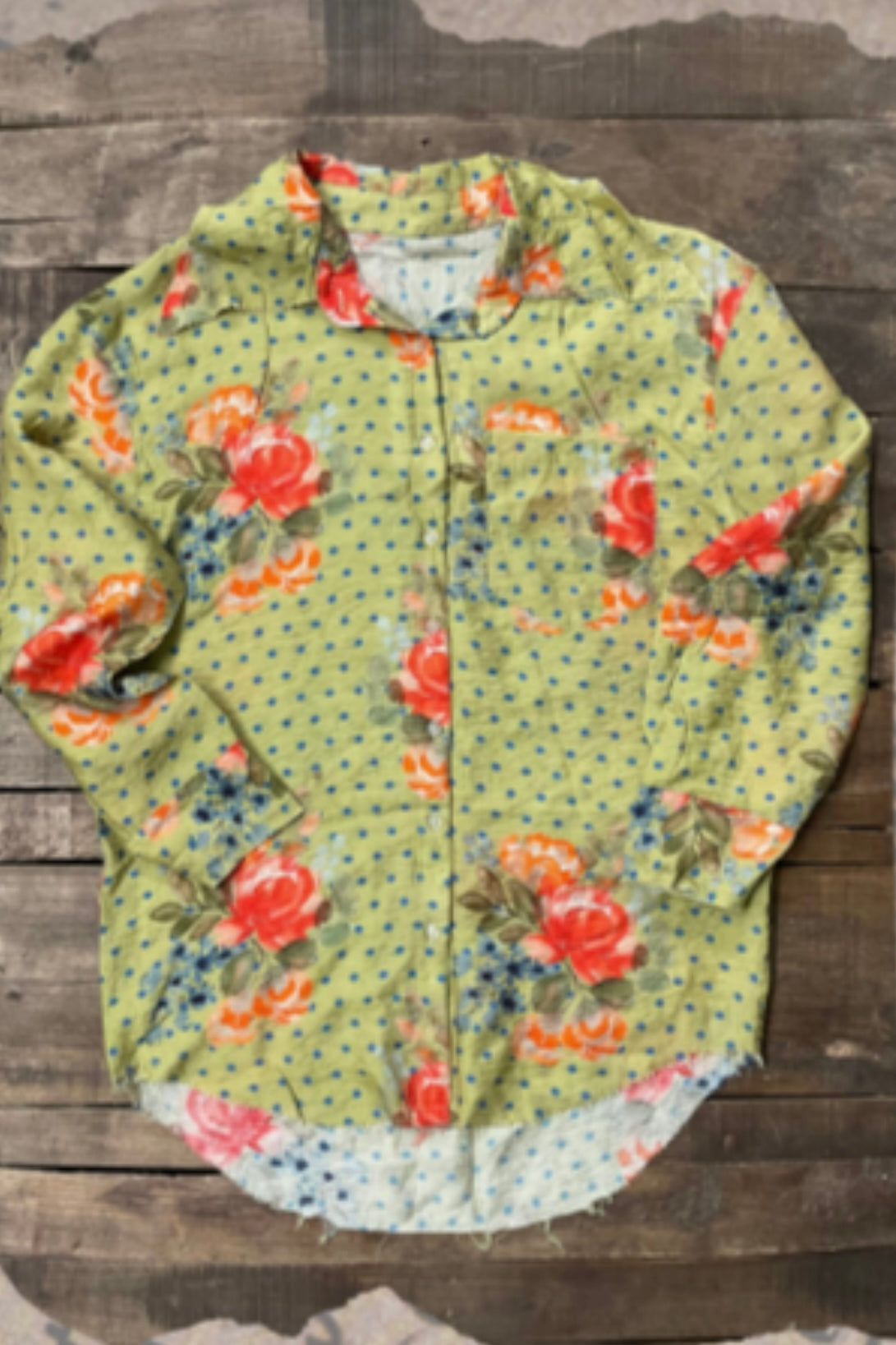 Preorder Point The Way Top Lime Dot - End Oct