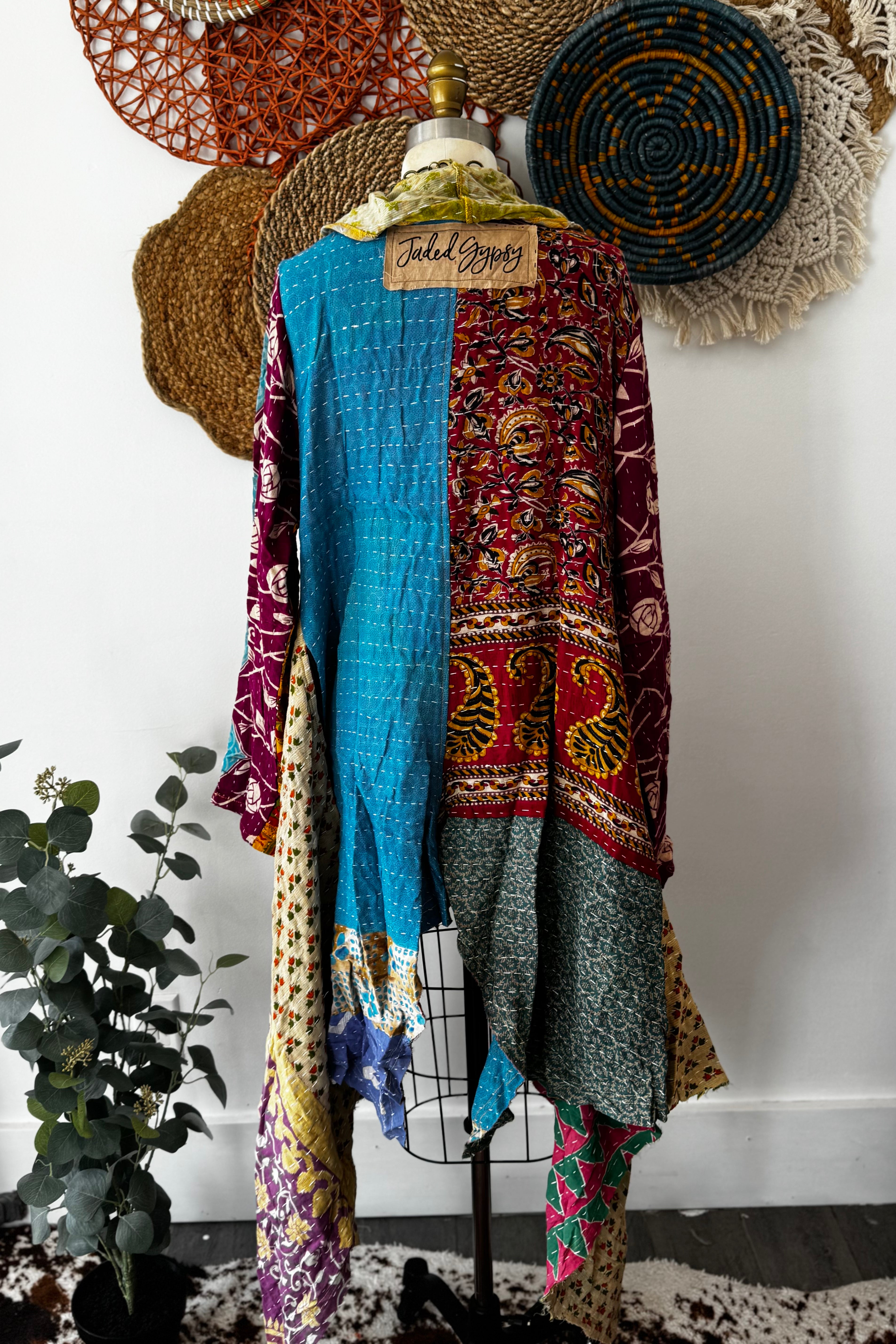 Kantha Sunrise Duster Combo C