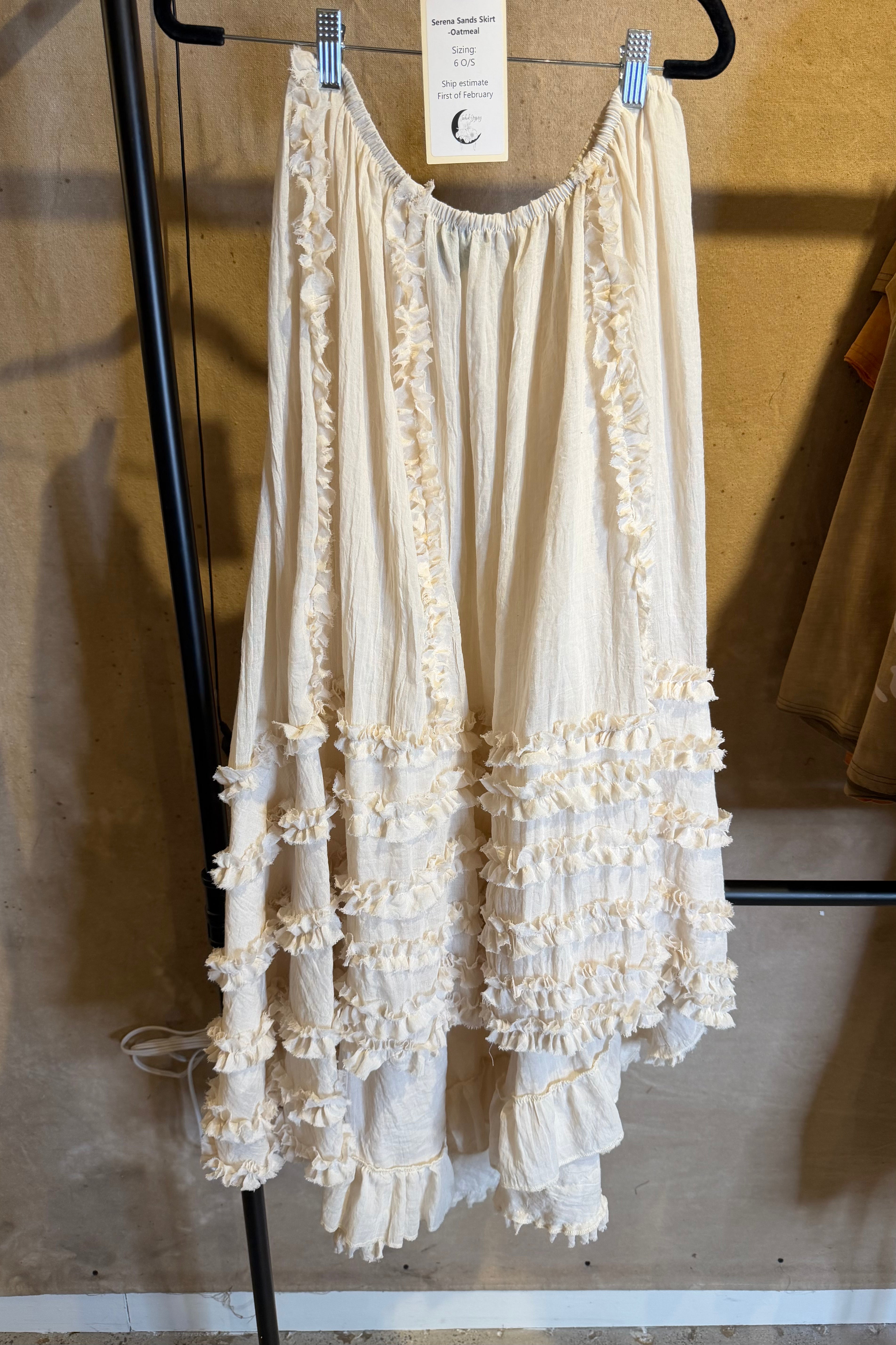 PRE ORDER (Ships mid February) Serena Sand Skirt