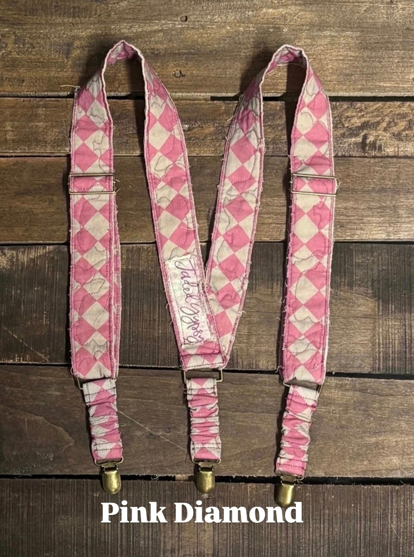 Gypsy Suspenders in Pink Diamond