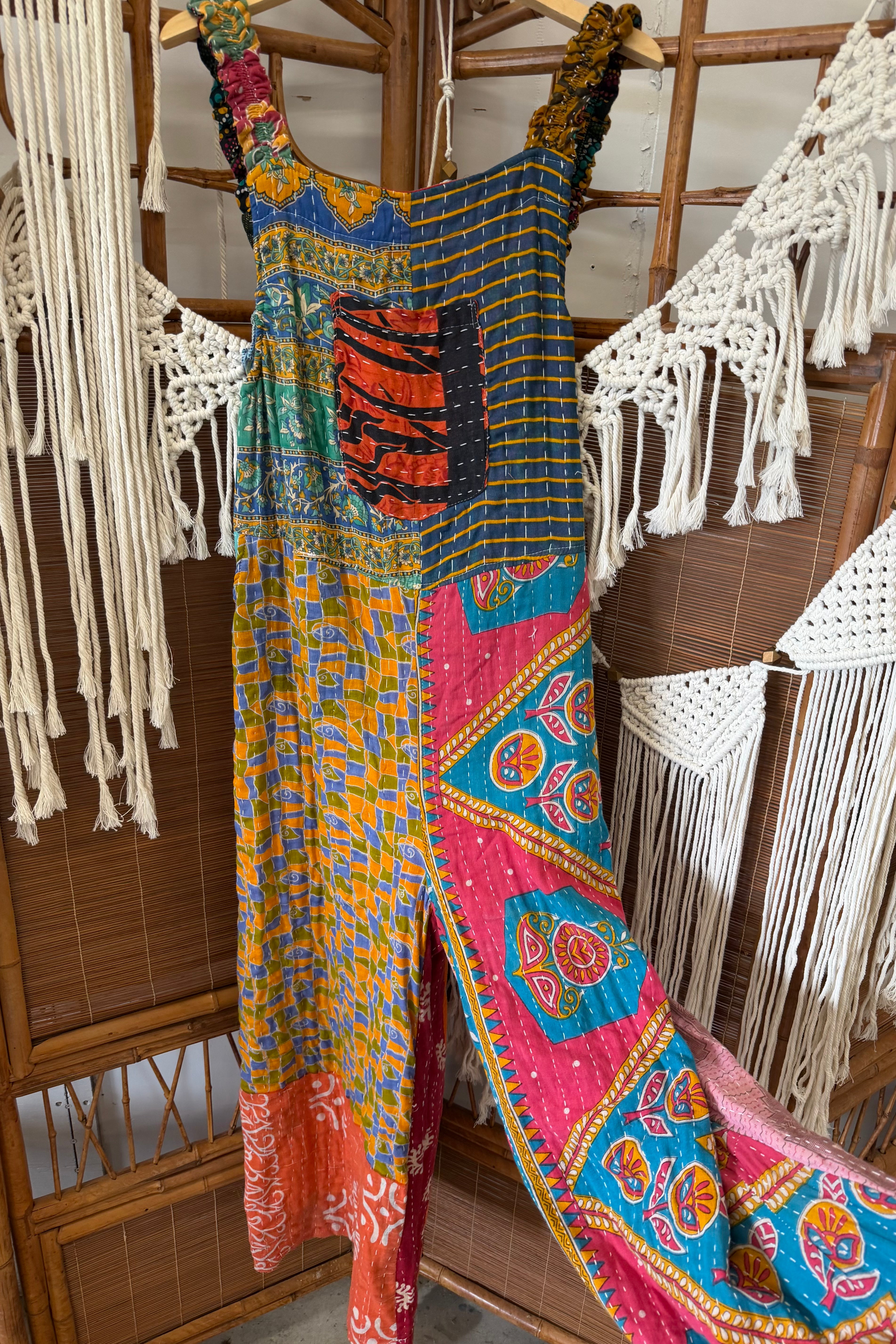 Kantha Overalls Combo E
