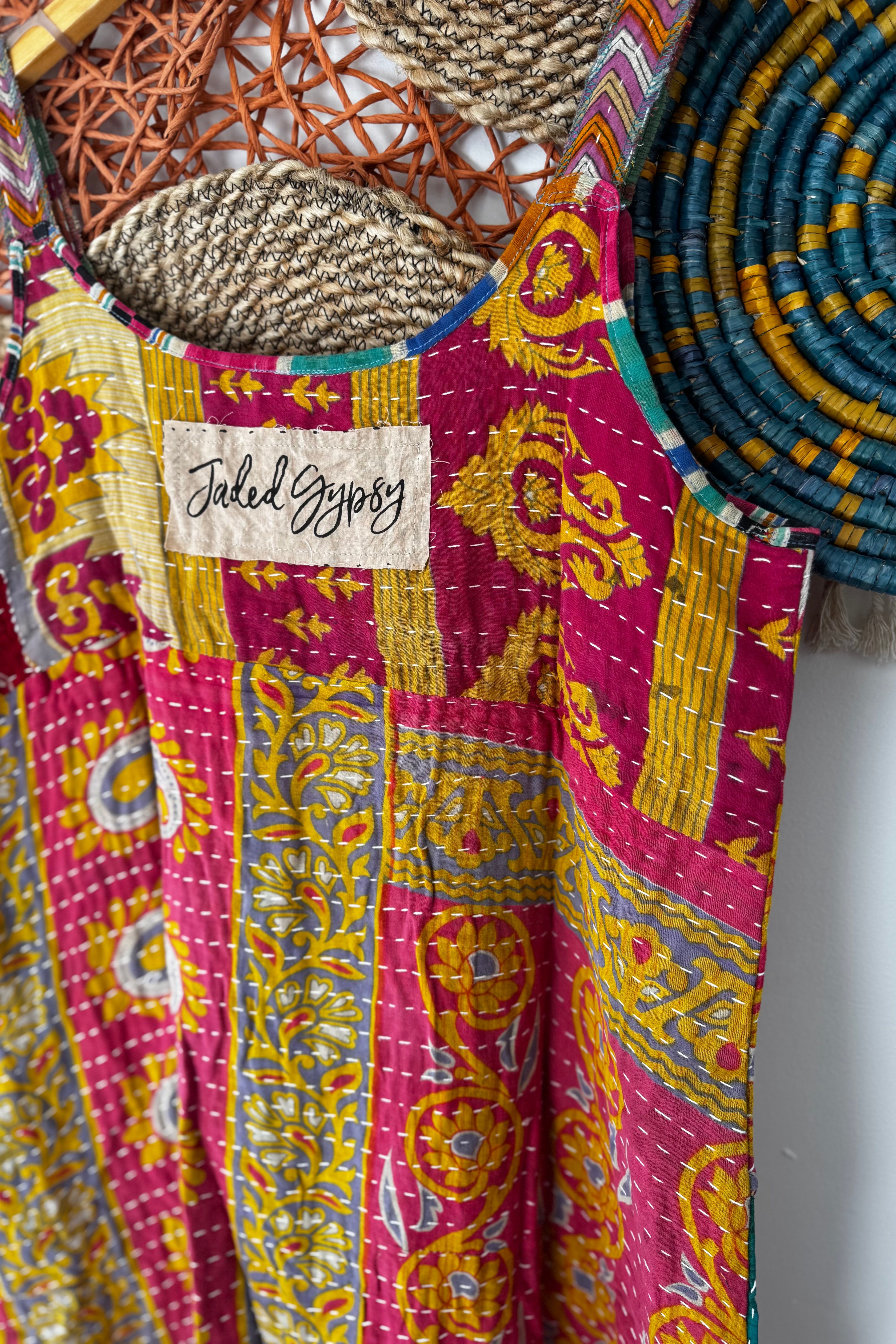 Kantha Sunrise Romper Combo E