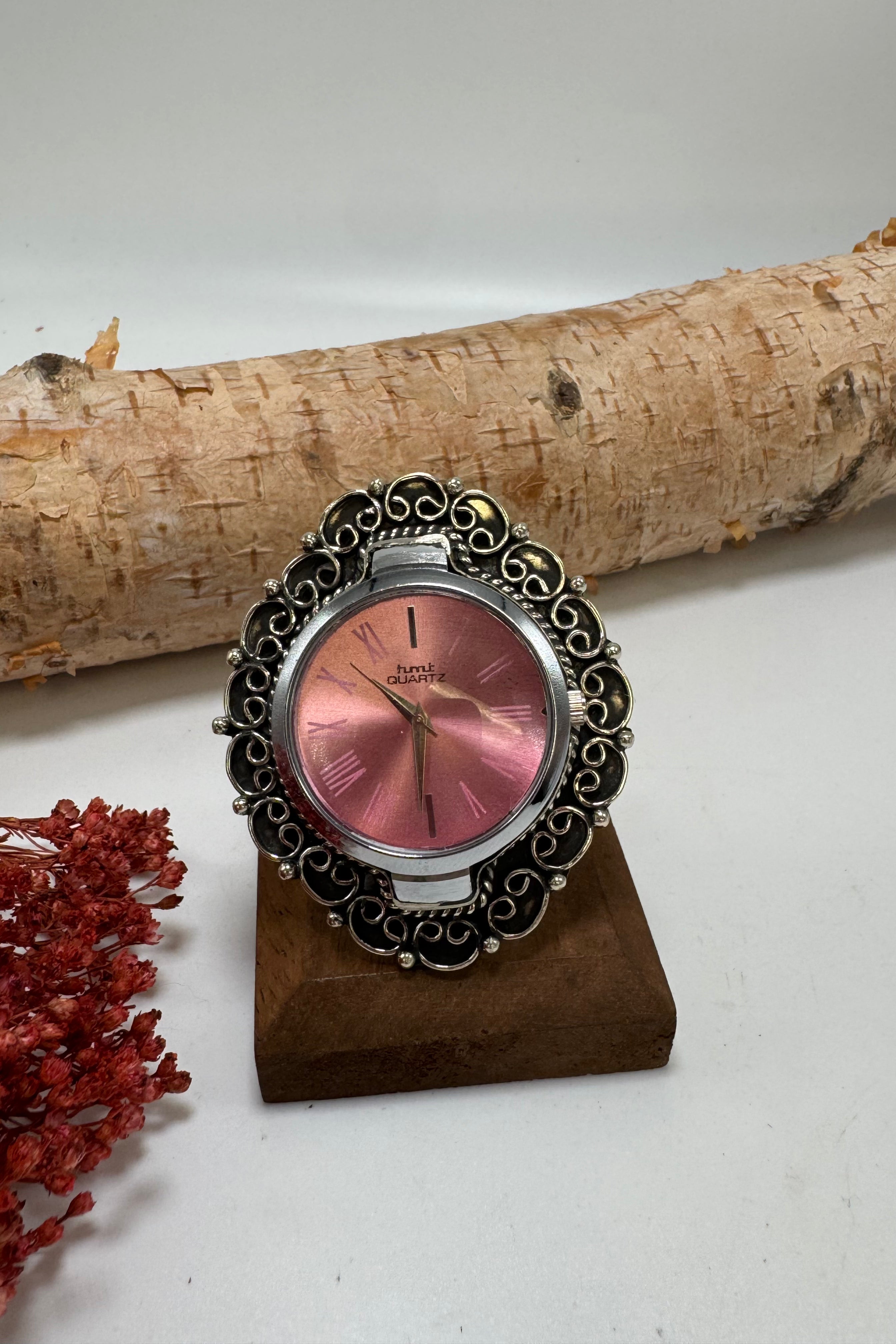 Pretty in Pink Watch Ring